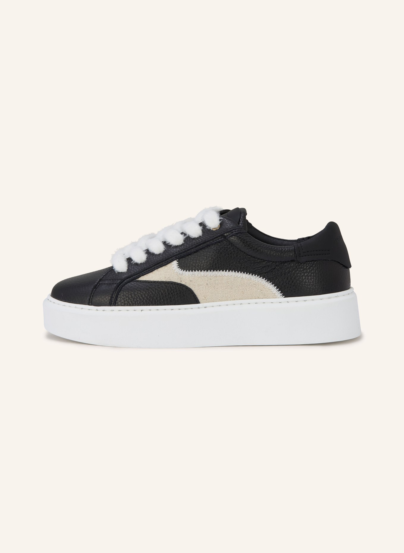 RETERNITY LE PROMENEUR sneaker: BLACK / BEIGE