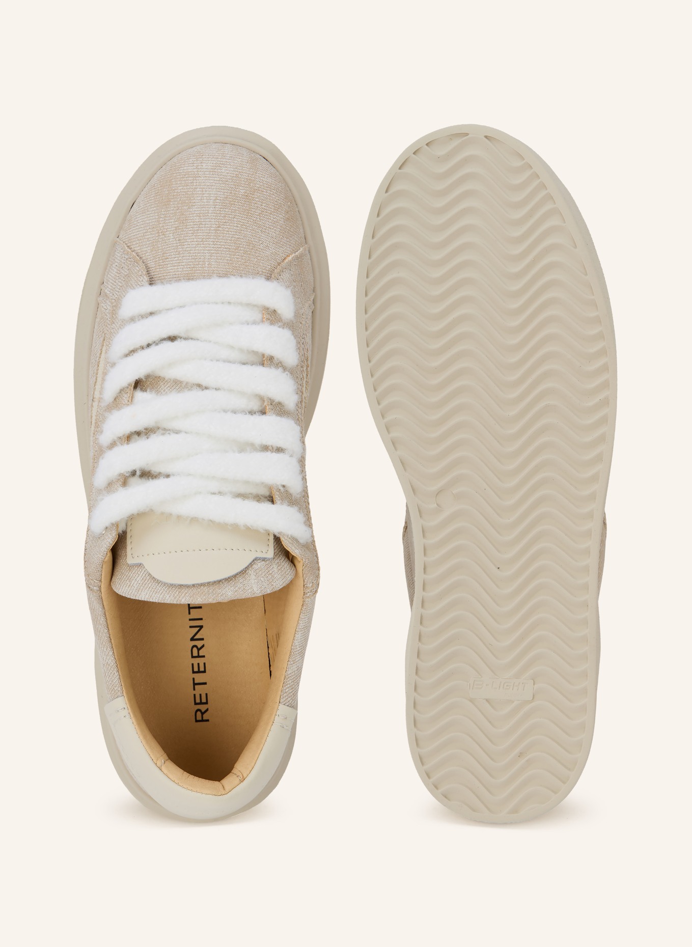 RETERNITY LE PROMENEUR sneaker: BEIGE