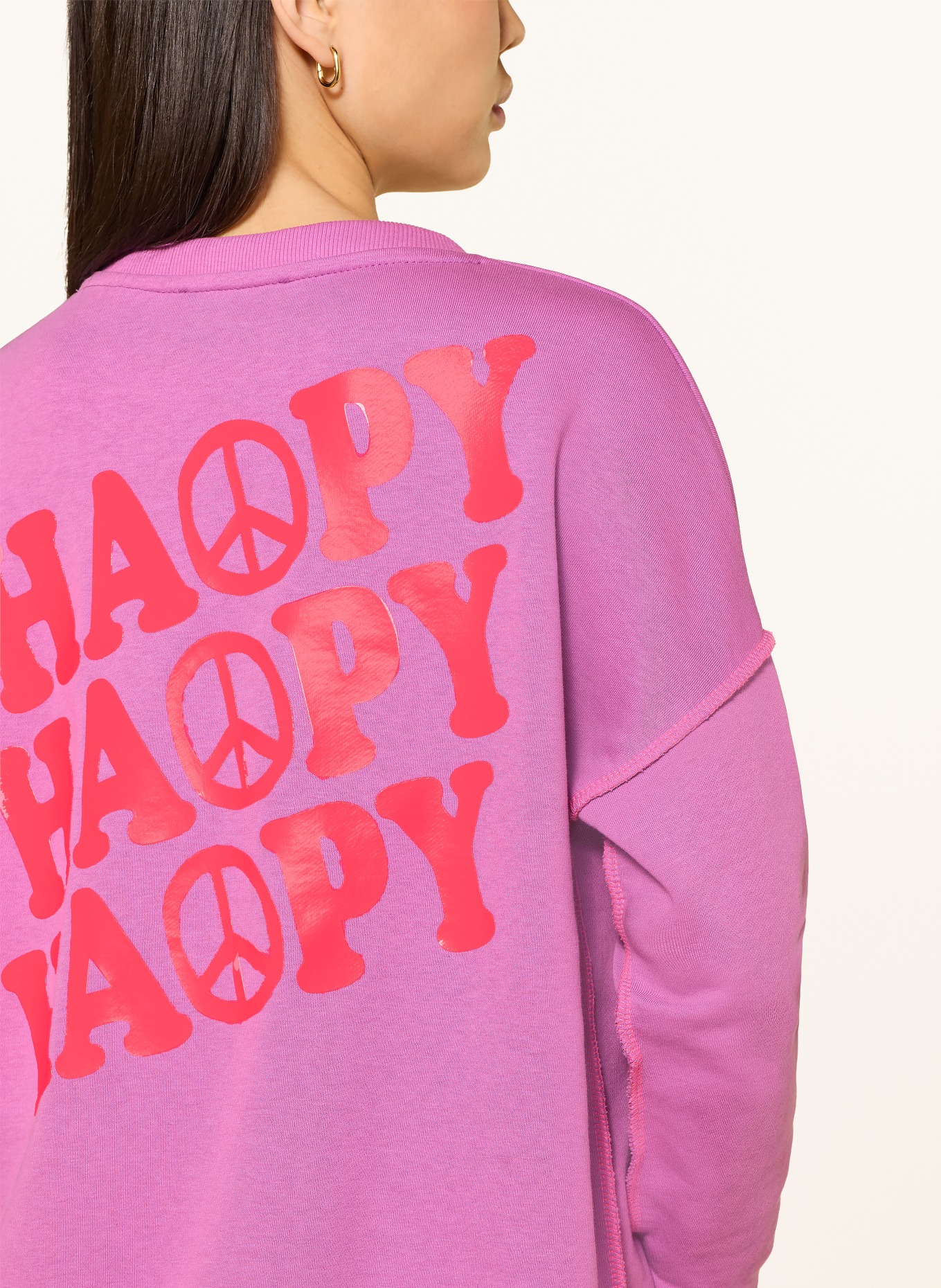 miss goodlife sweat-shirt: LILAS / ROSE FUCHSIA FLUO