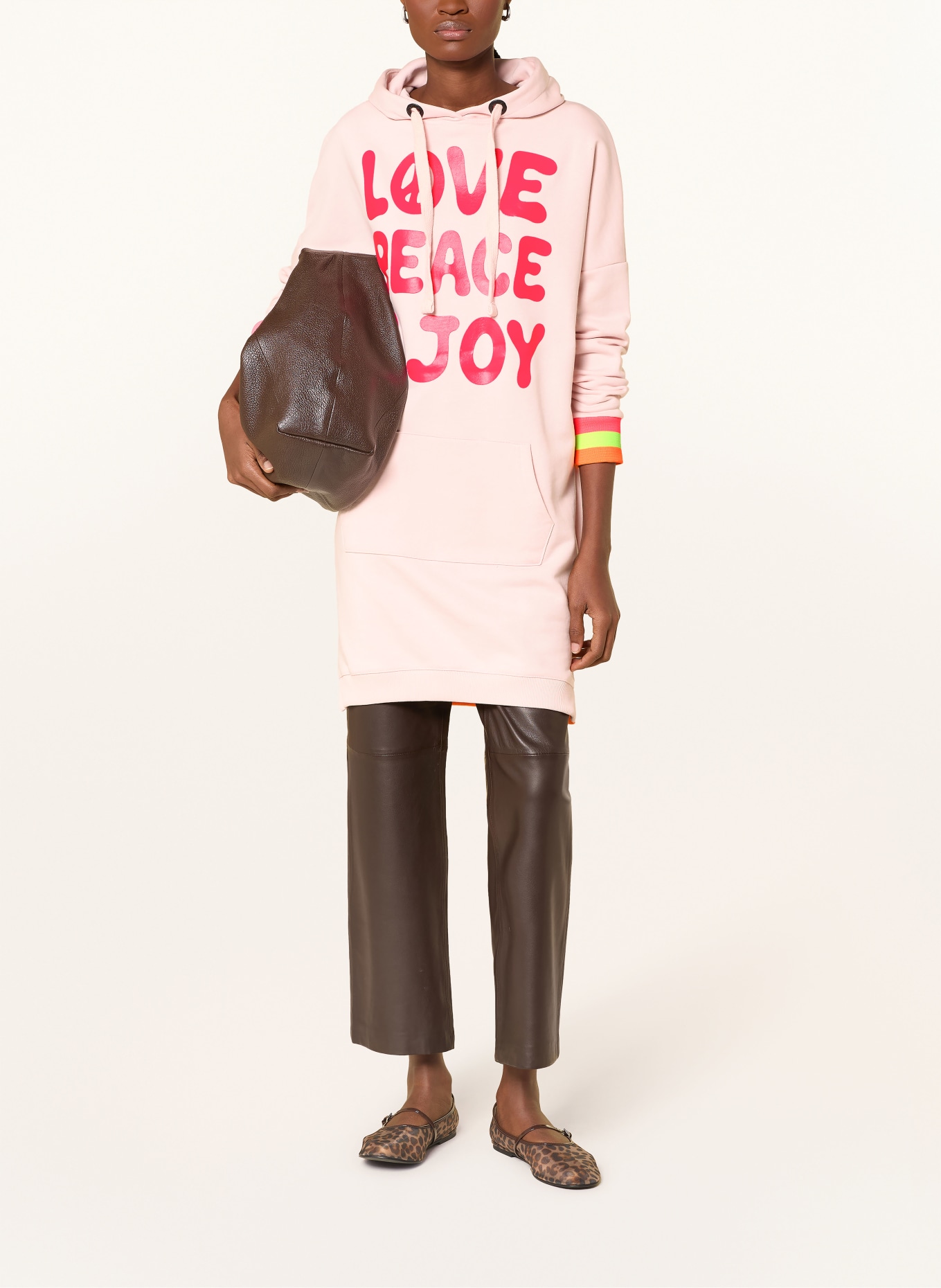 miss goodlife Mikina s kapucí: RŮŽOVÁ / NEONOVĚ RŮŽOVÁ / NEONOVĚ ZELENÁ