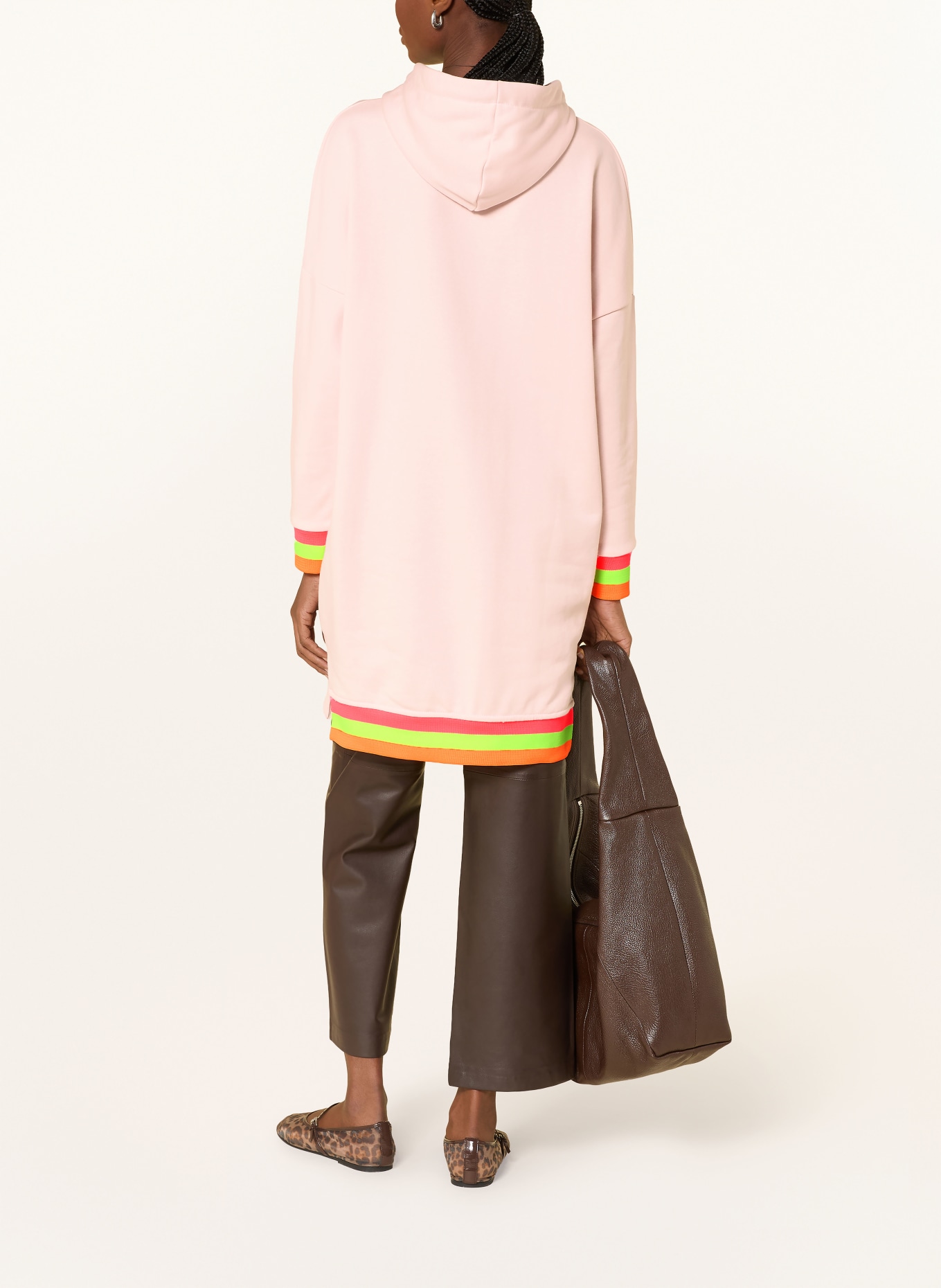 miss goodlife Mikina s kapucí: RŮŽOVÁ / NEONOVĚ RŮŽOVÁ / NEONOVĚ ZELENÁ