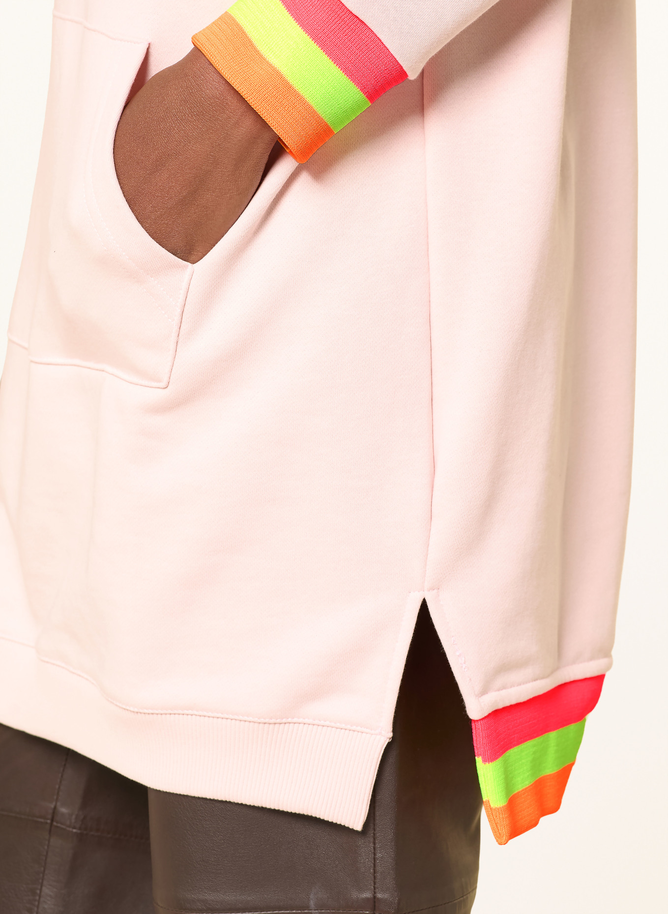 miss goodlife Mikina s kapucí: RŮŽOVÁ / NEONOVĚ RŮŽOVÁ / NEONOVĚ ZELENÁ