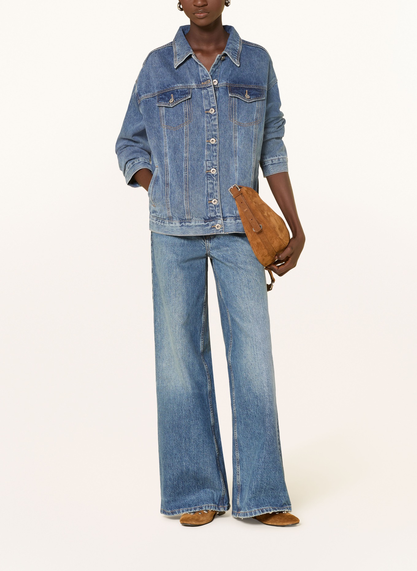 miss goodlife denim jacket: 25 light blue