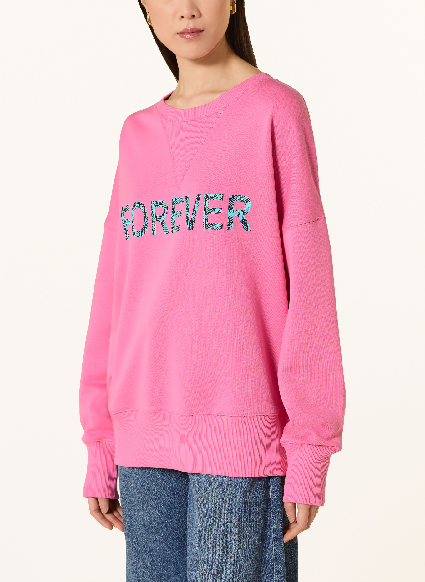 miss goodlife oversized sweatshirt: PINK