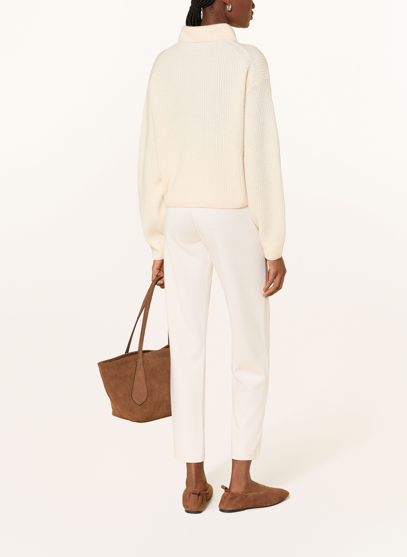 monari Jerseyhose im Jogging-Stil: CREME