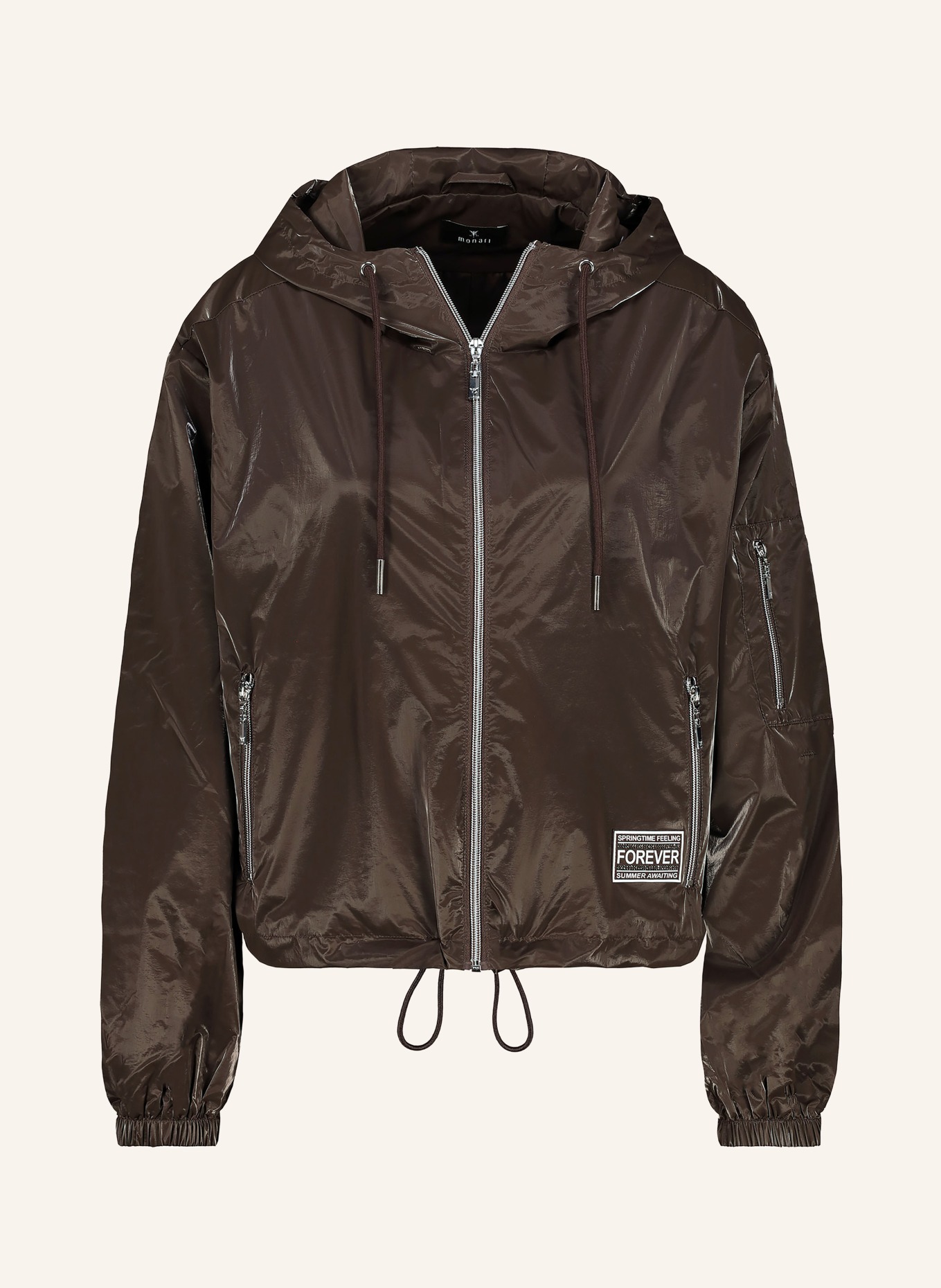 monari blouson: DARK BROWN