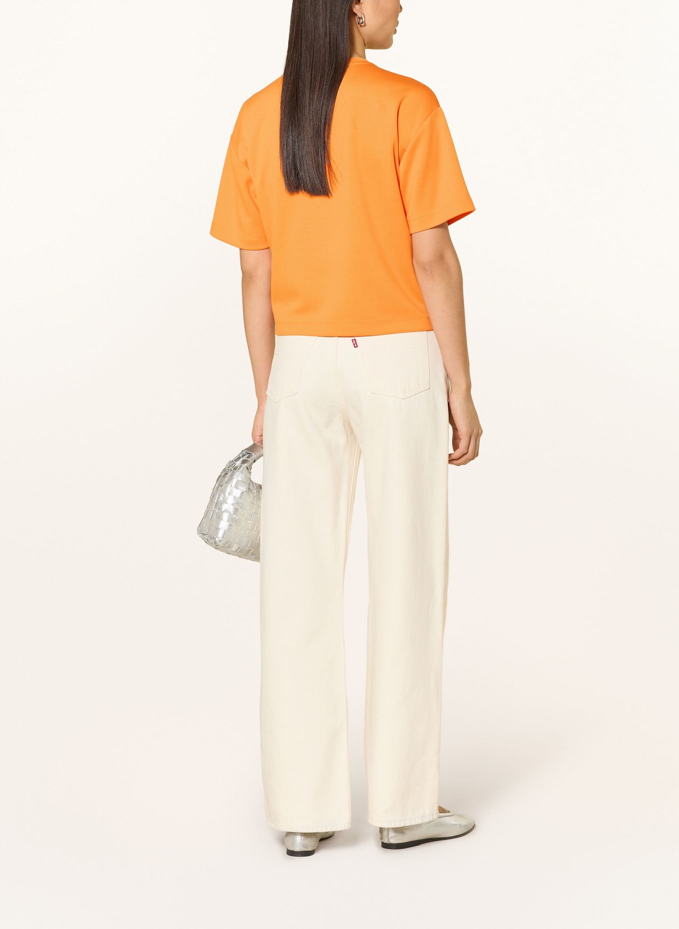 monari T-shirt with gemstones: ORANGE