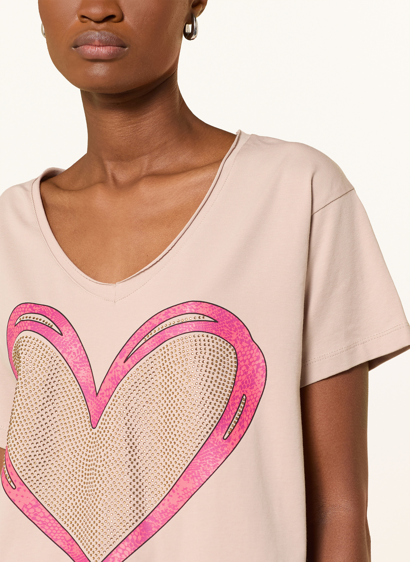 miss goodlife Tričko s ozdobnými kameny: VELBLOUDÍ