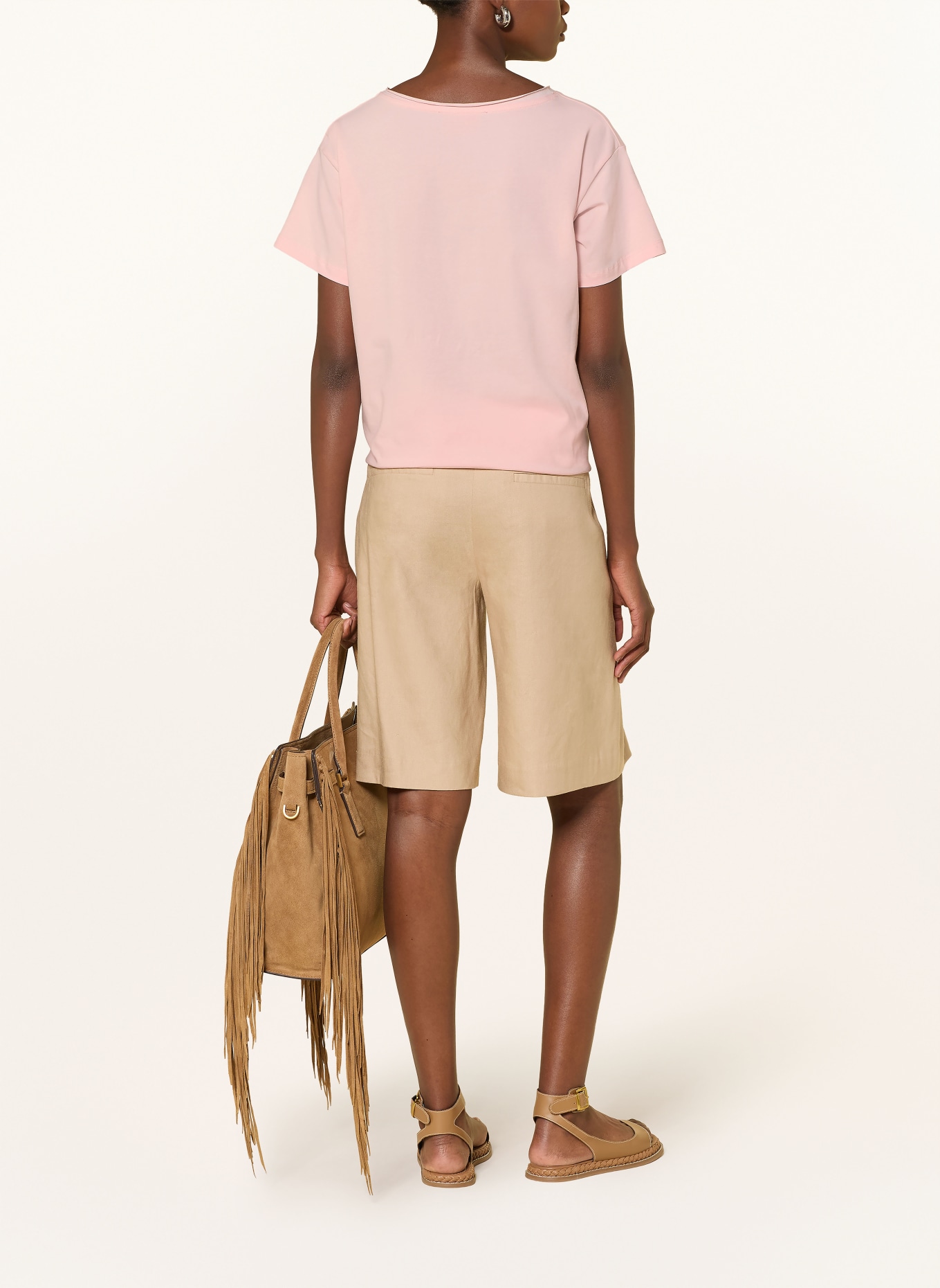 miss goodlife T-shirt avec pierres précieuses: ROSE CLAIR / ROSE / JAUNE FLUO