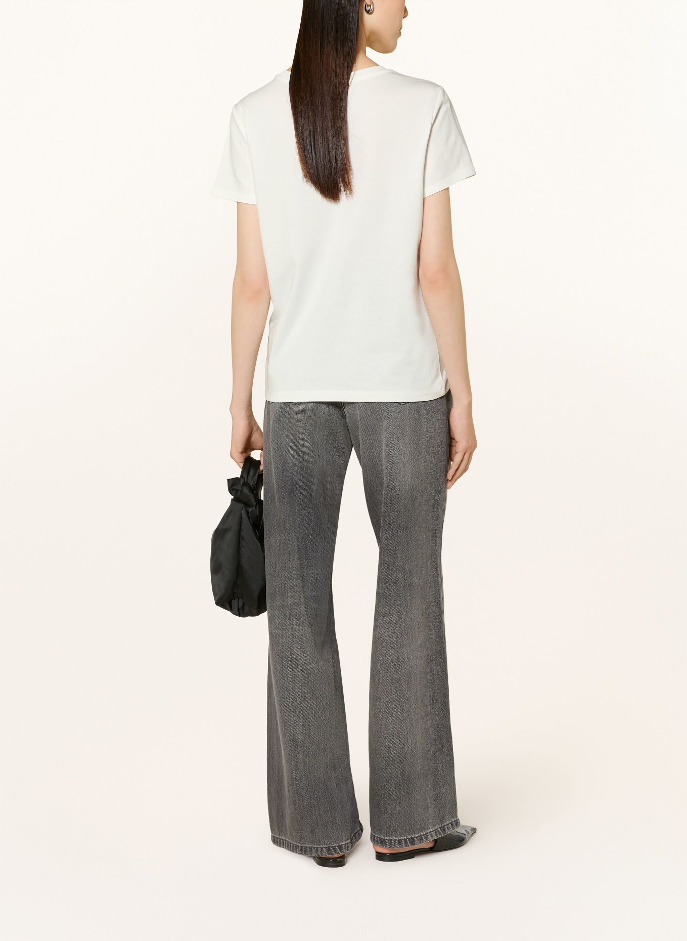 monari Tričko s ozdobnými kameny: BÍLÁ