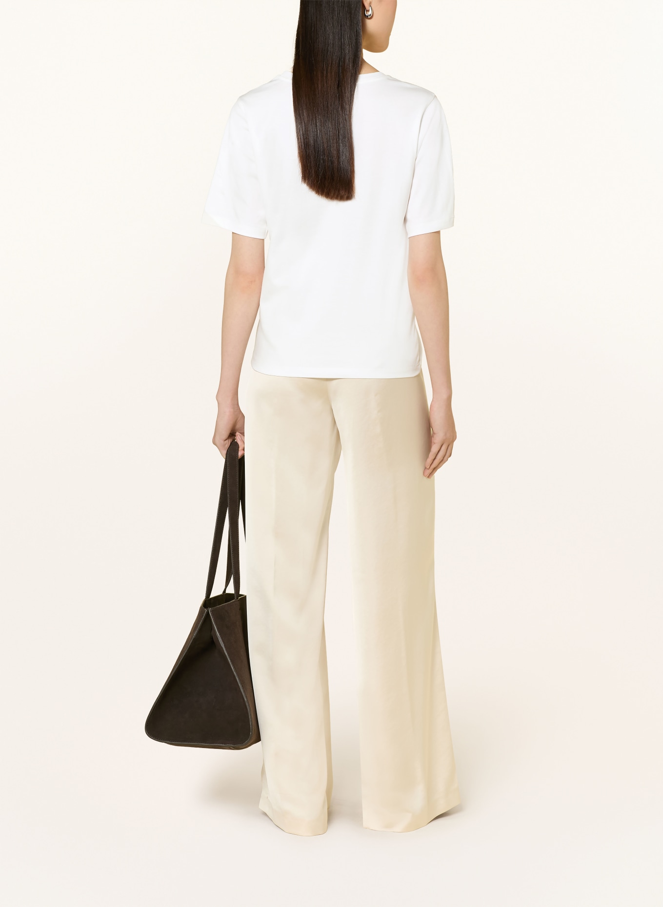 monari Tričko s ozdobnými kameny: BÍLÁ