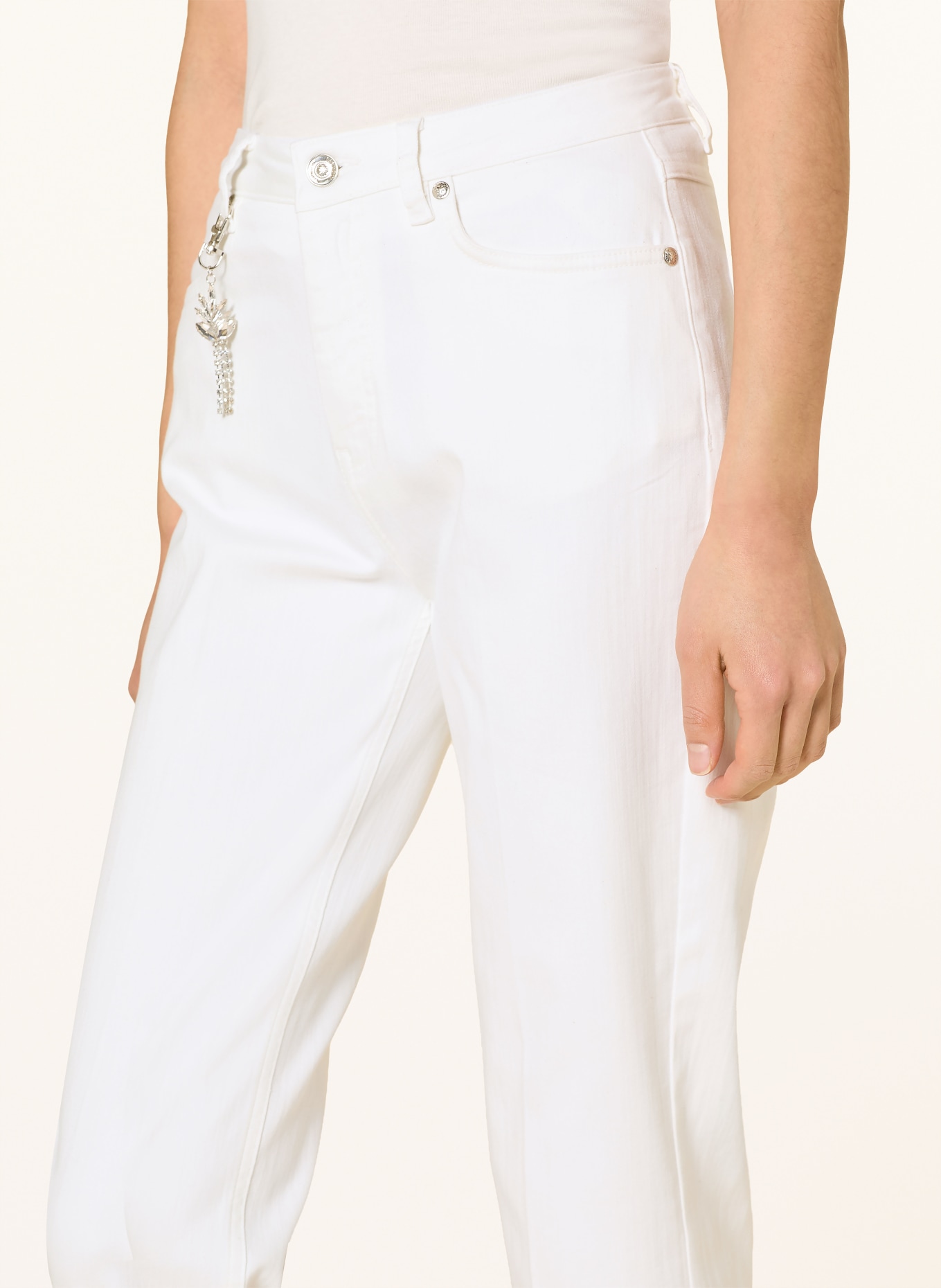 monari Straight Jeans: 102 off-white