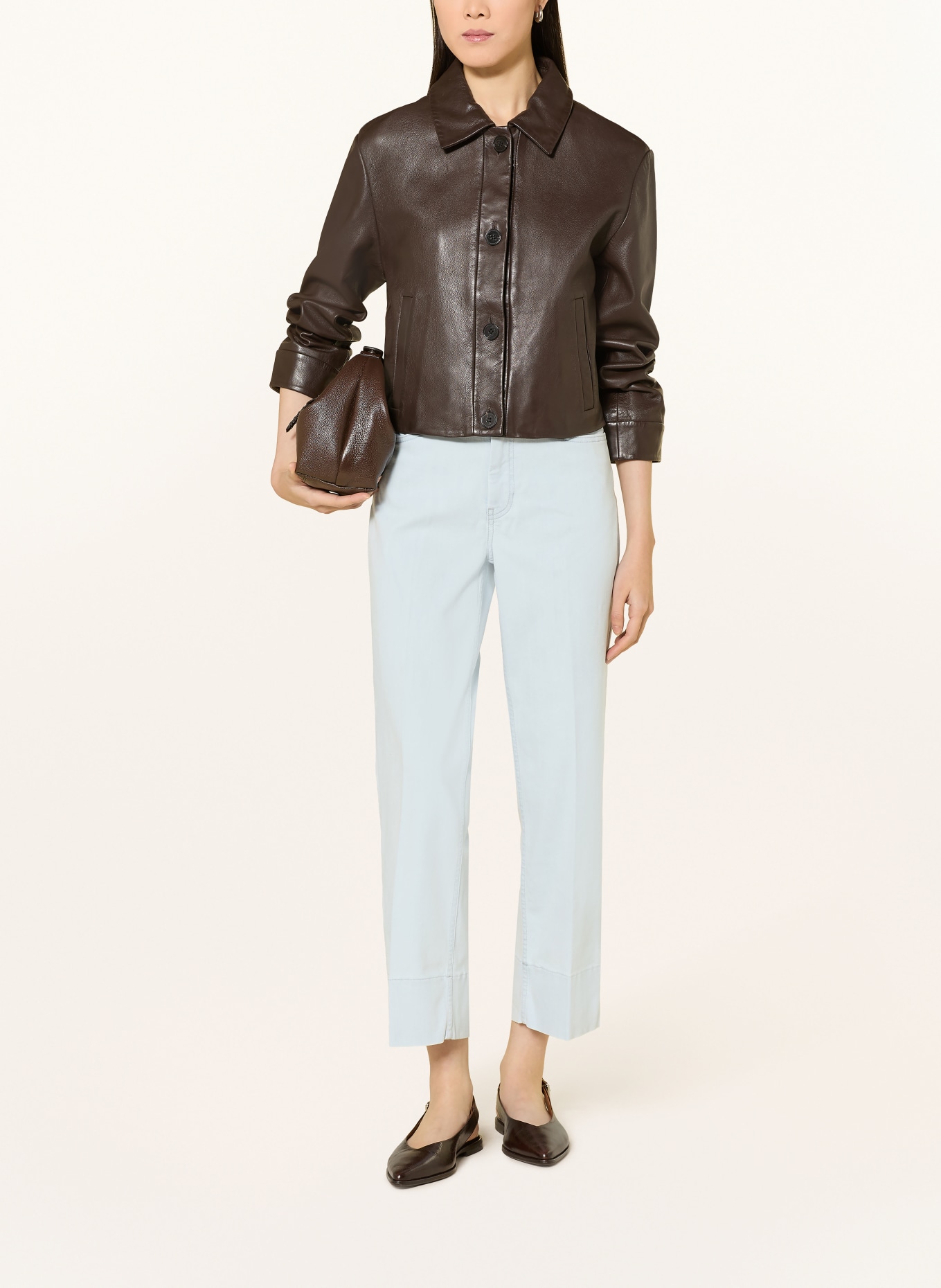 monari Rovné džíny: 752 light denim