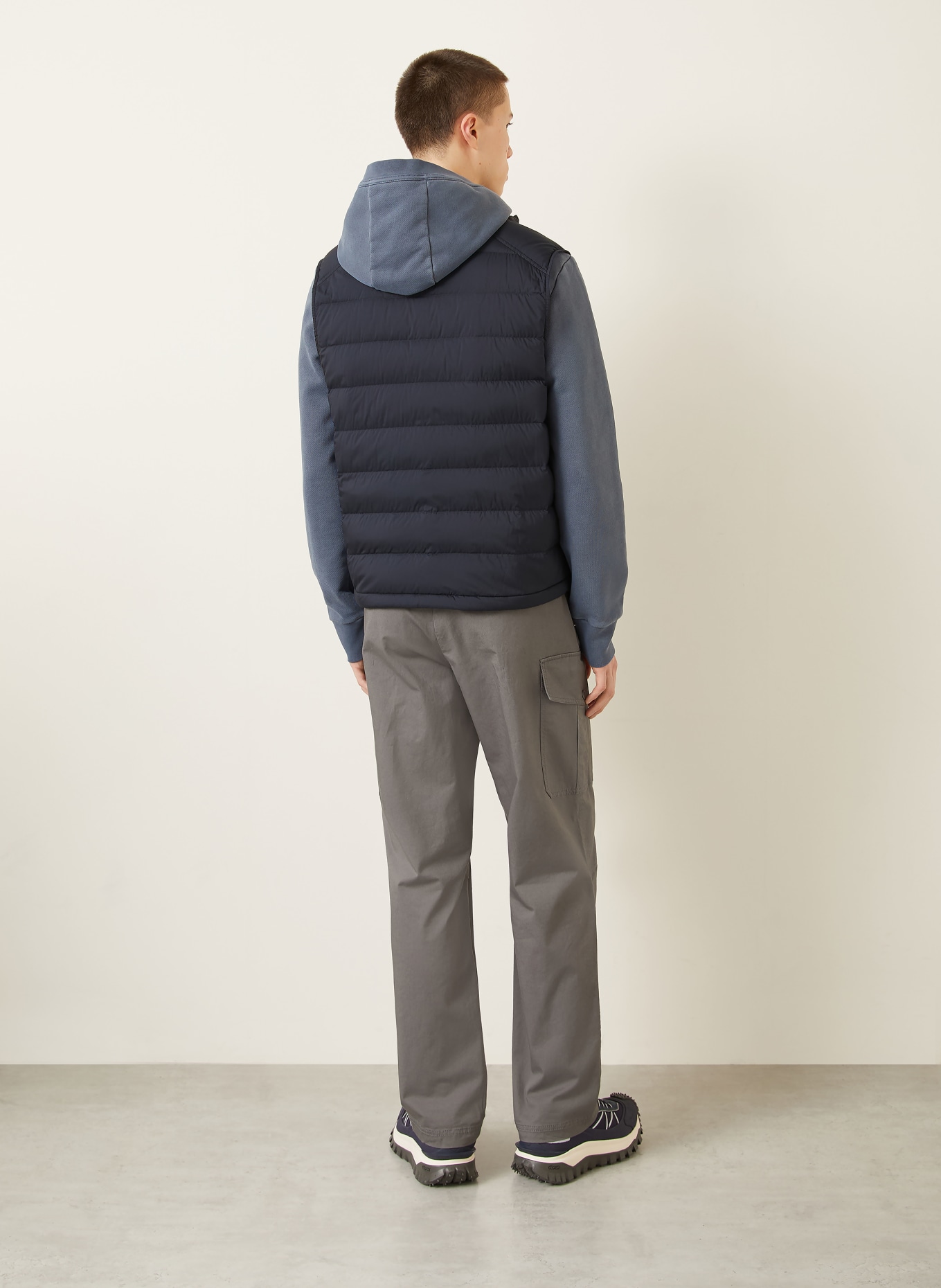 MONCLER Daunenweste BARTHE: DUNKELBLAU