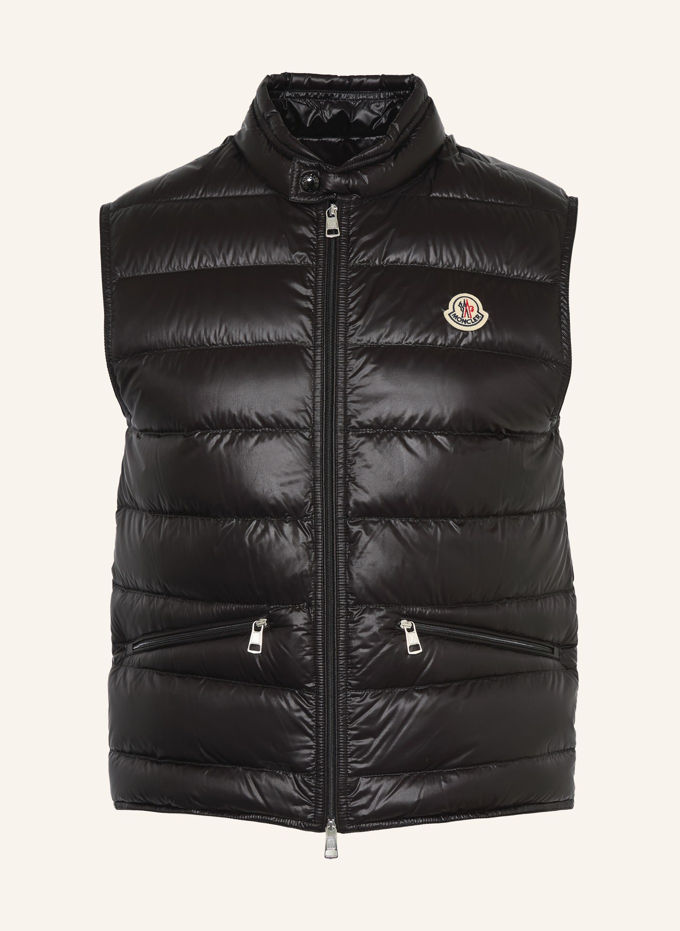 MONCLER Daunenweste GUI: SCHWARZ