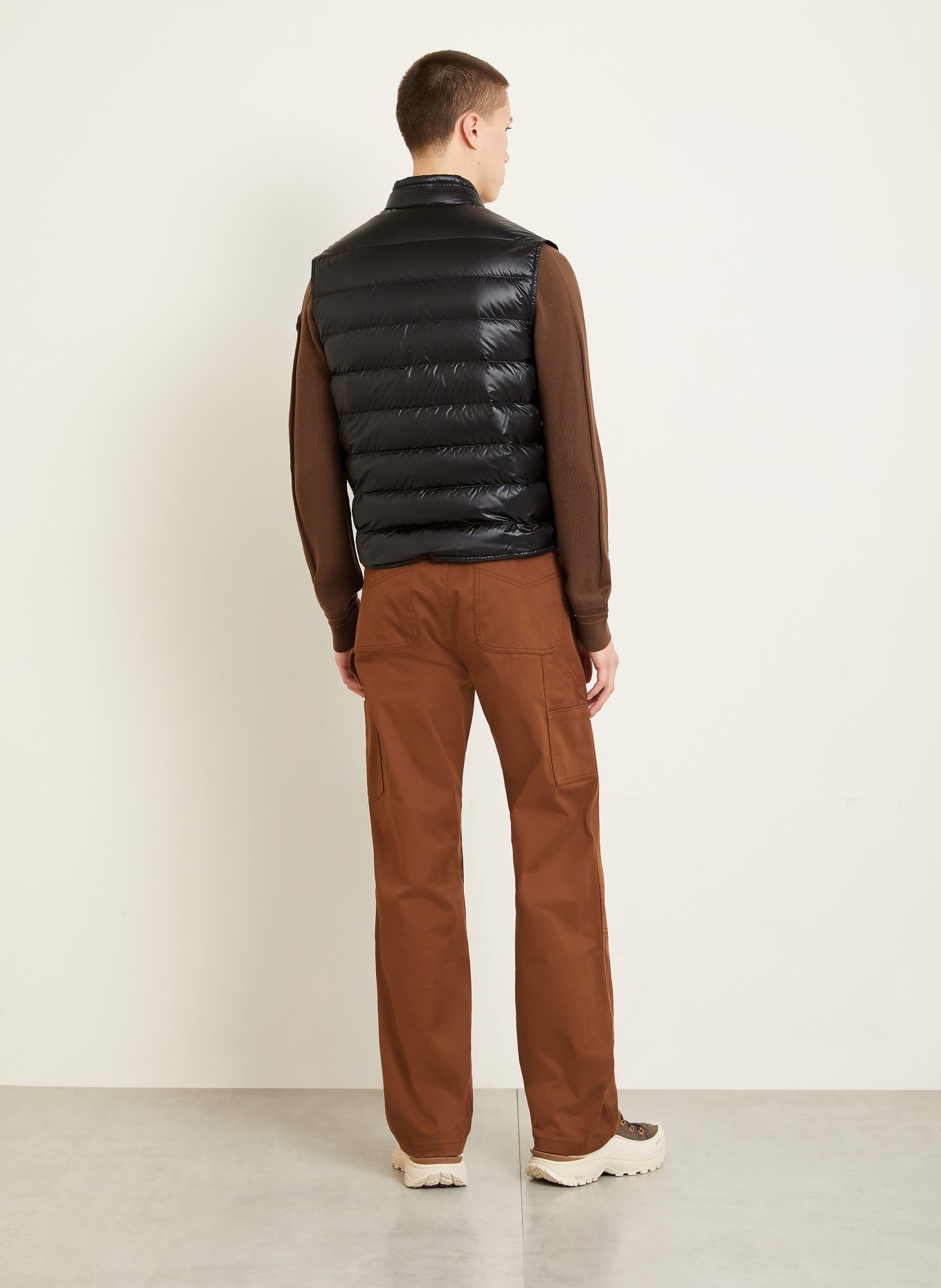 MONCLER Daunenweste GUI: SCHWARZ