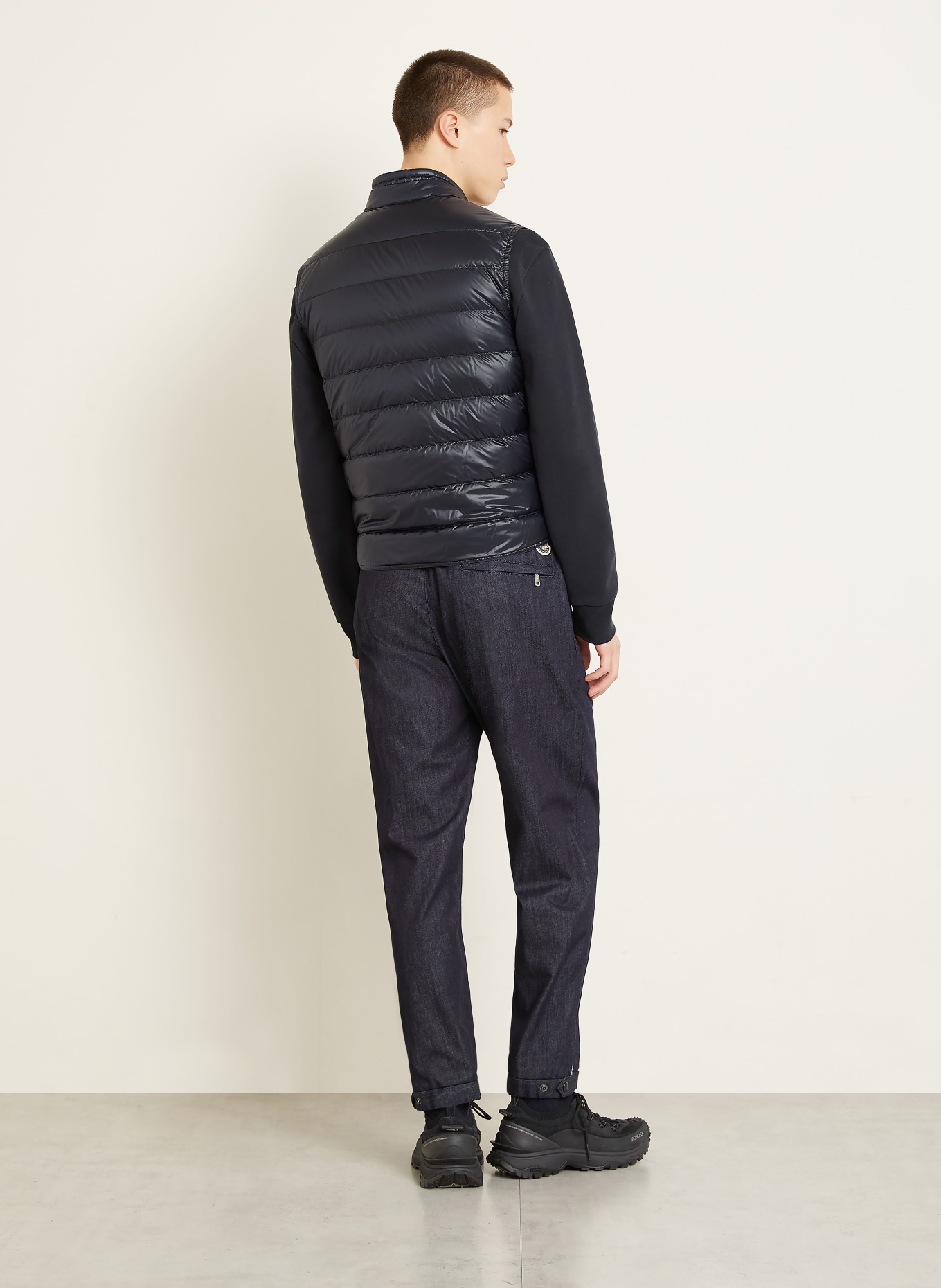 MONCLER Daunenweste GUI: DUNKELBLAU