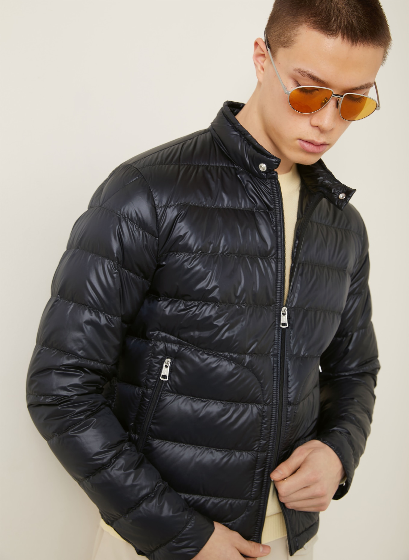 MONCLER Lightweight-Daunenjacke ACORUS: DUNKELBLAU