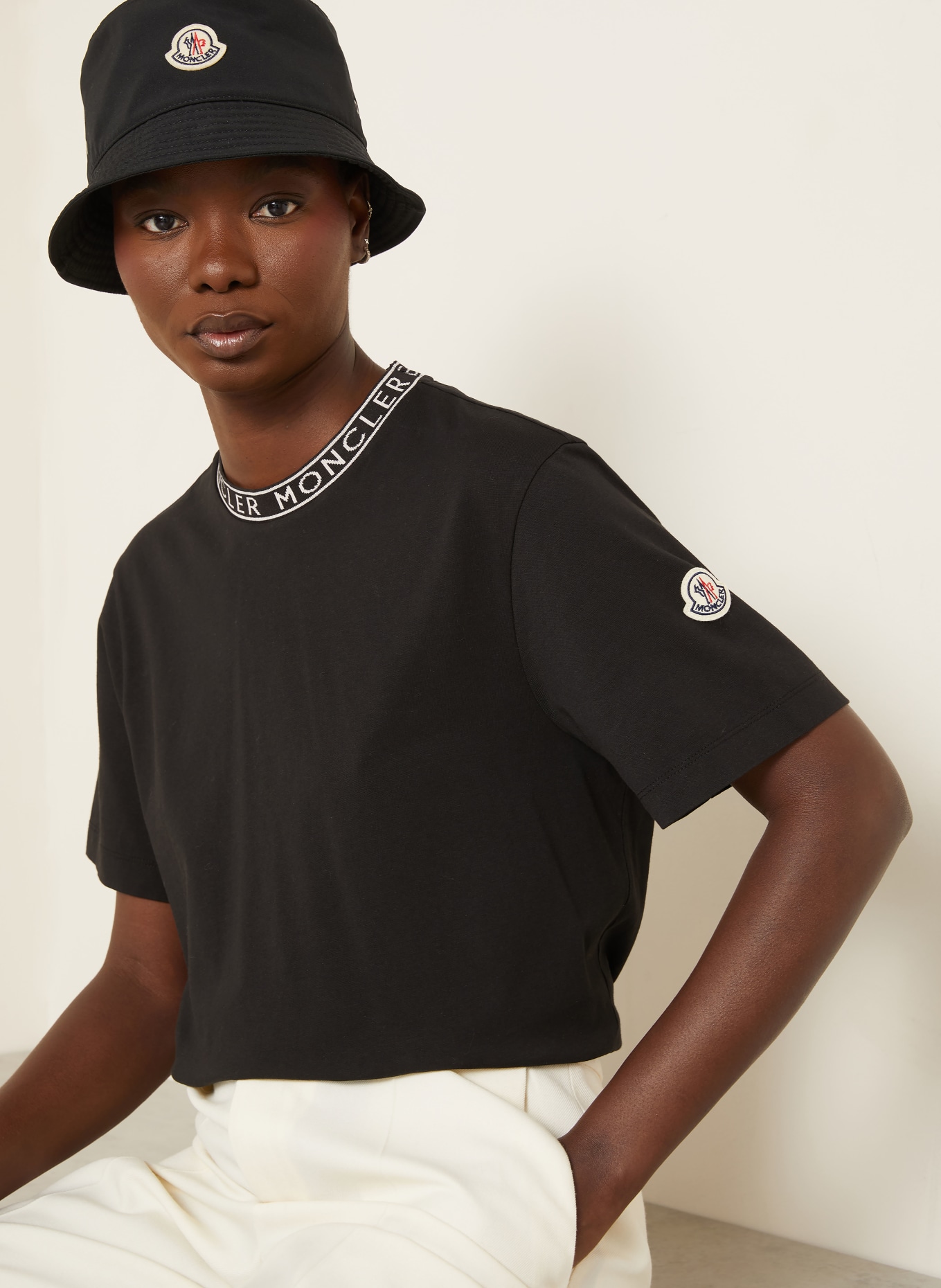 MONCLER T-Shirt: SCHWARZ