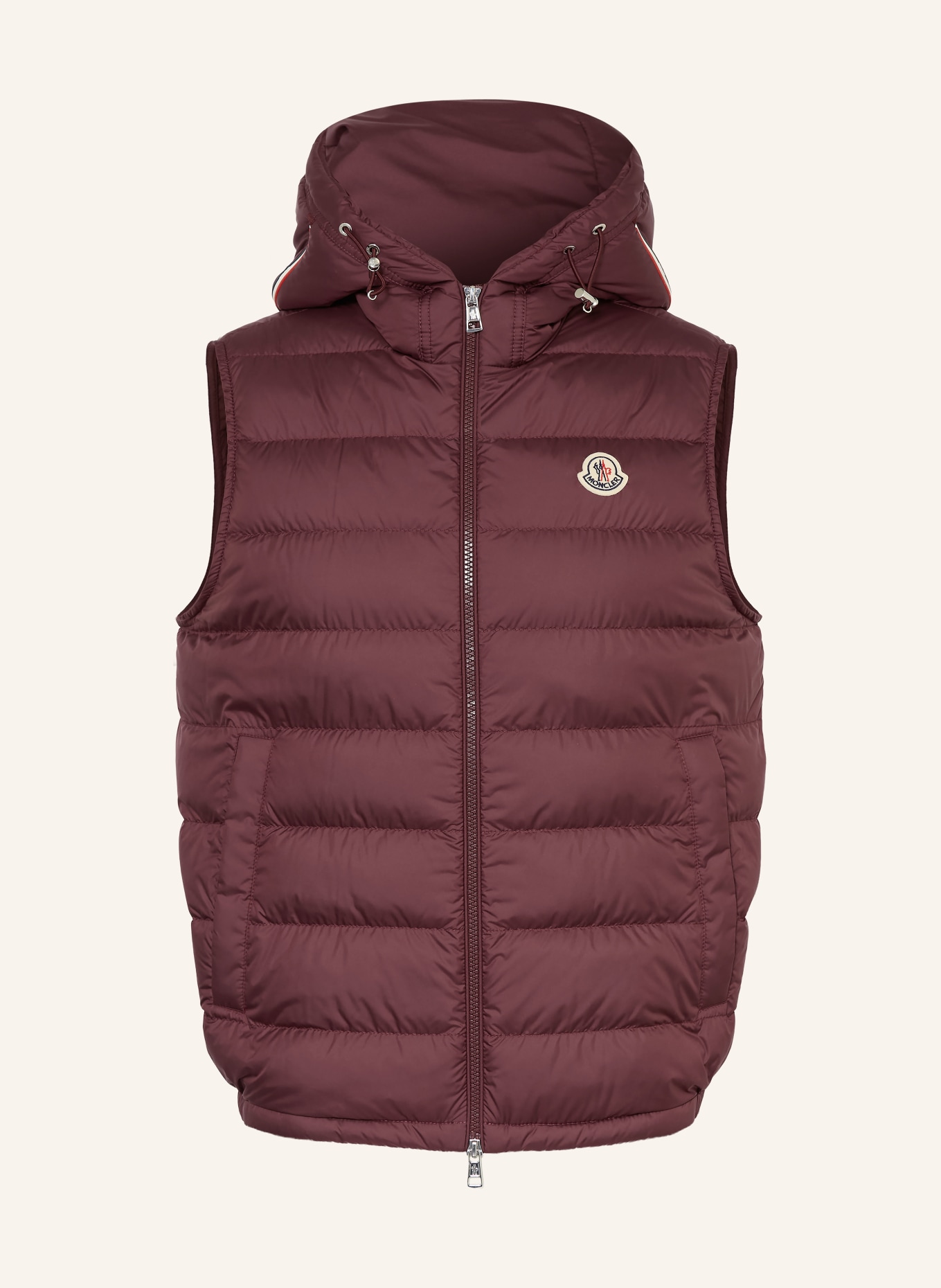 MONCLER Daunenweste MARSEILLAN: DUNKELROT