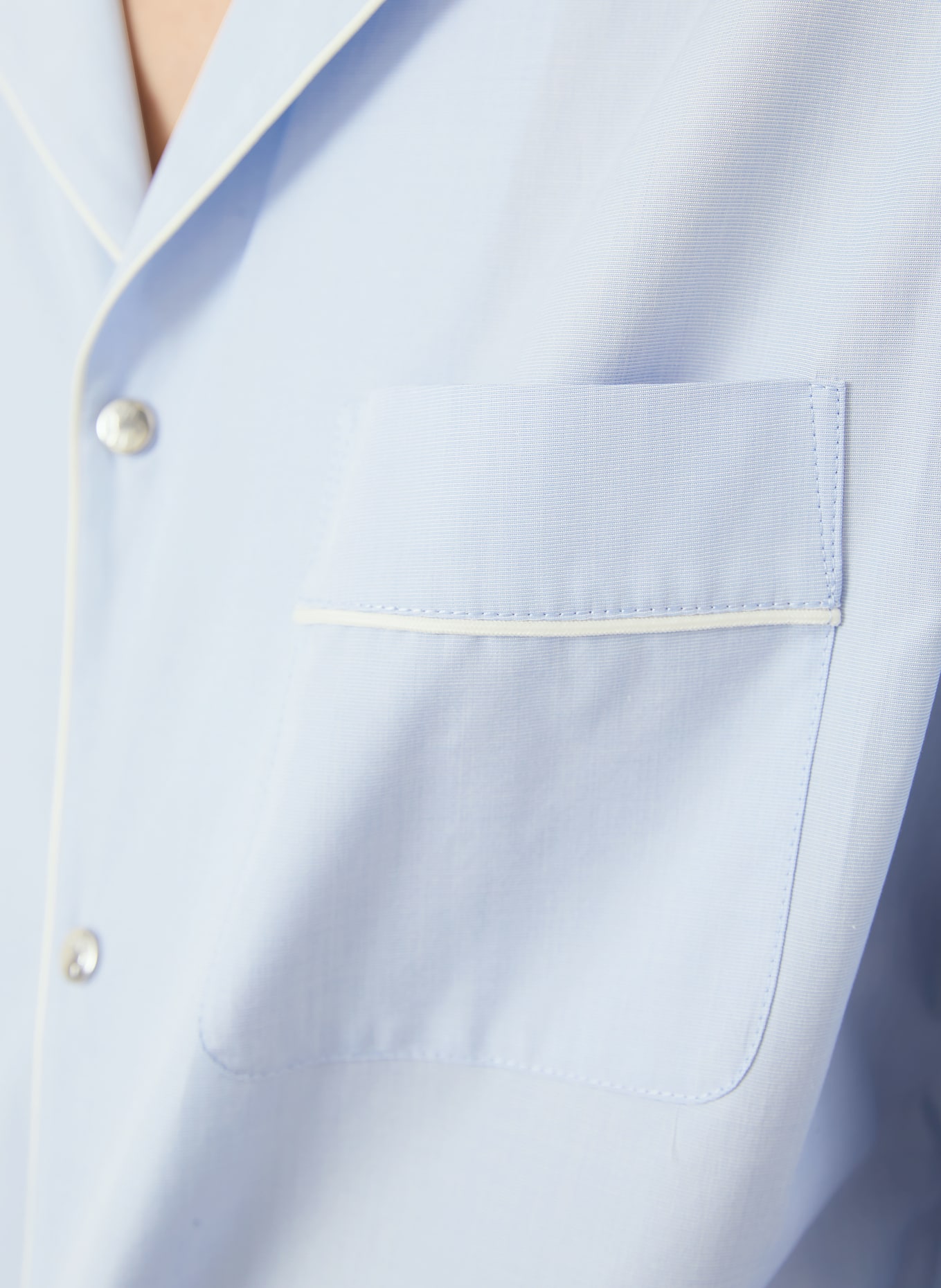 MONCLER Comfort Fit Shirt: LIGHT BLUE