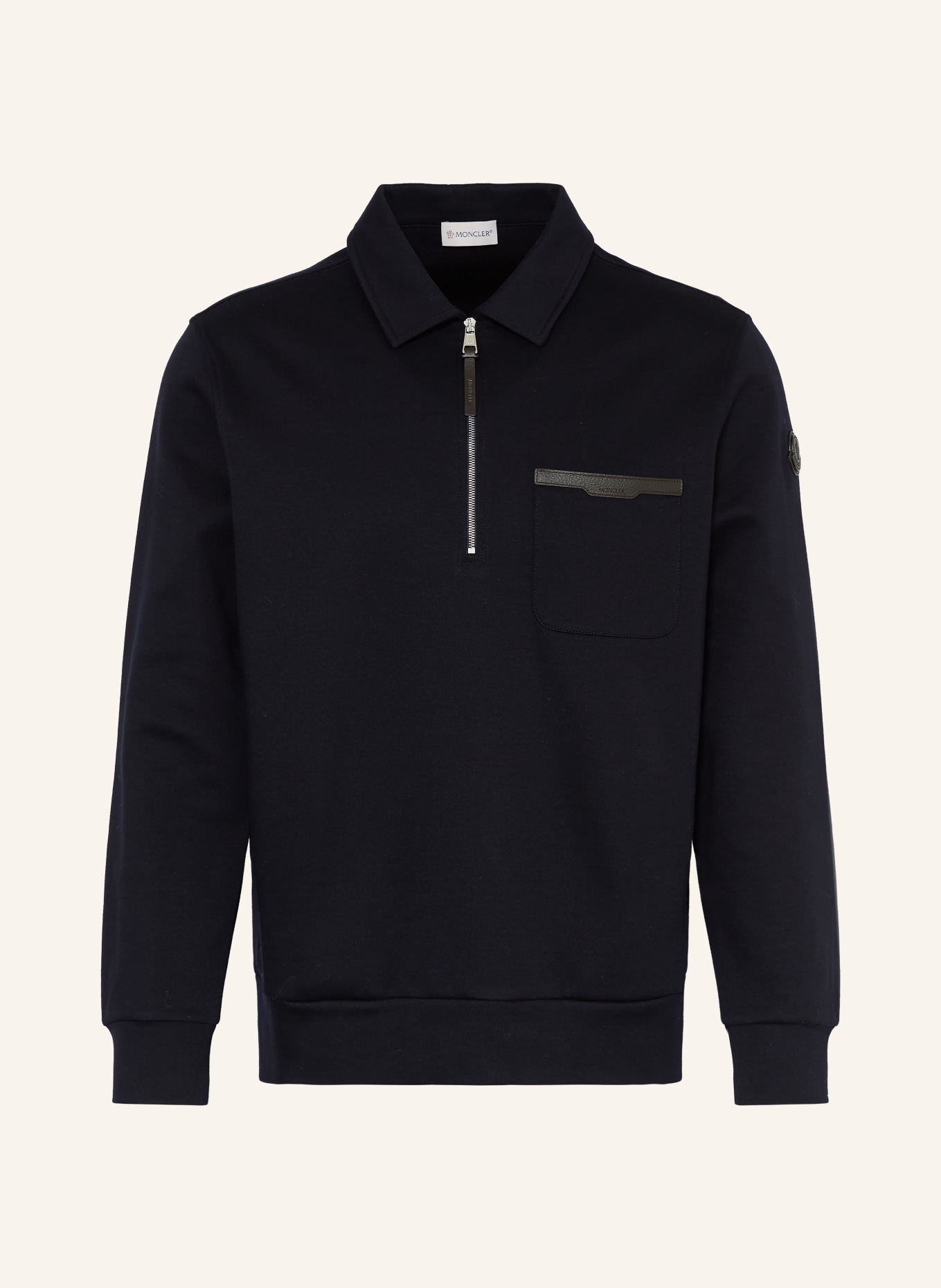 MONCLER Sweat-Troyer: DUNKELBLAU