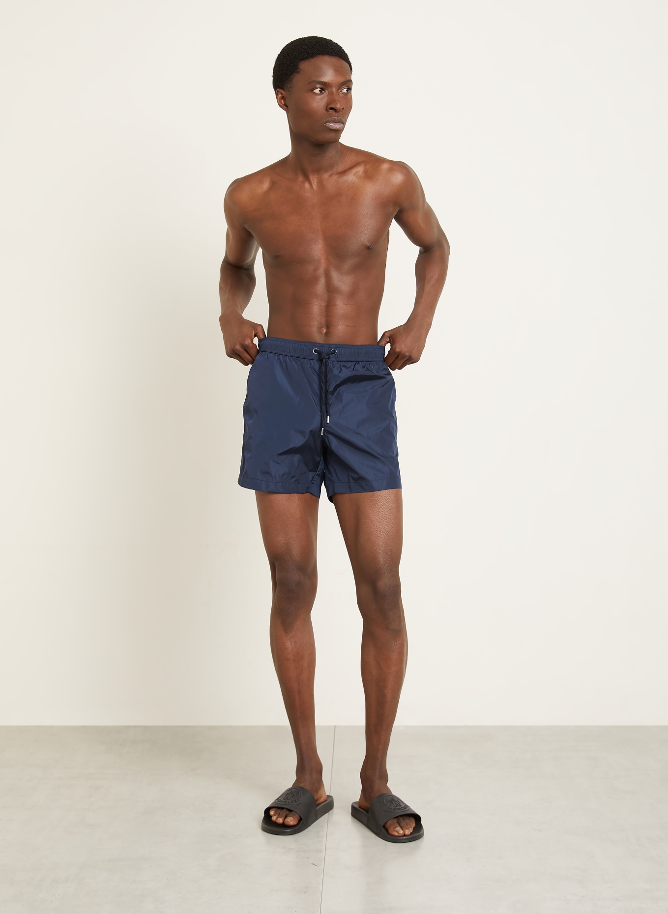 MONCLER Badeshorts: DUNKELBLAU