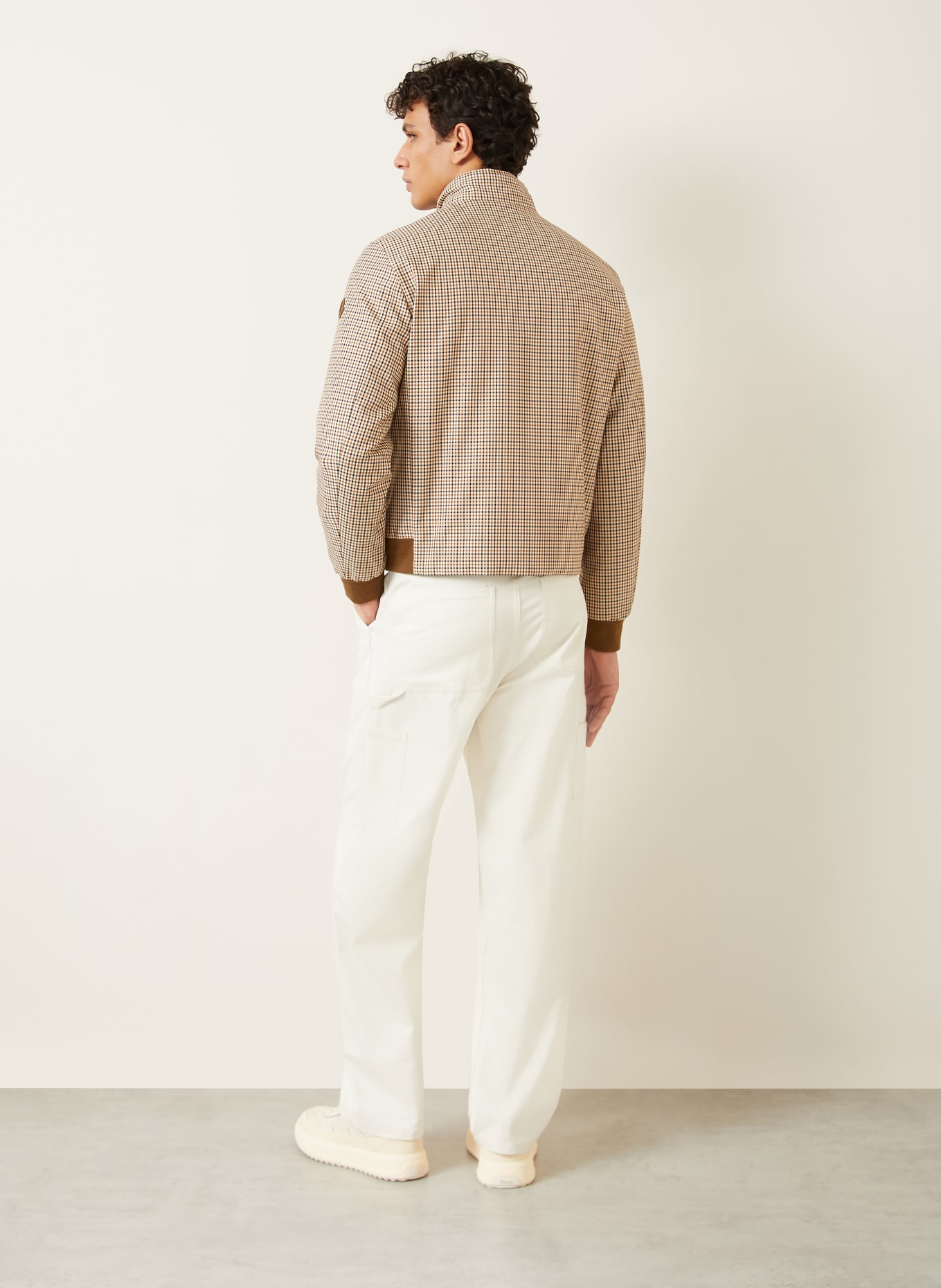 MONCLER Daunenblouson ALMOGORDO: COGNAC / HELLBRAUN / DUNKELBRAUN