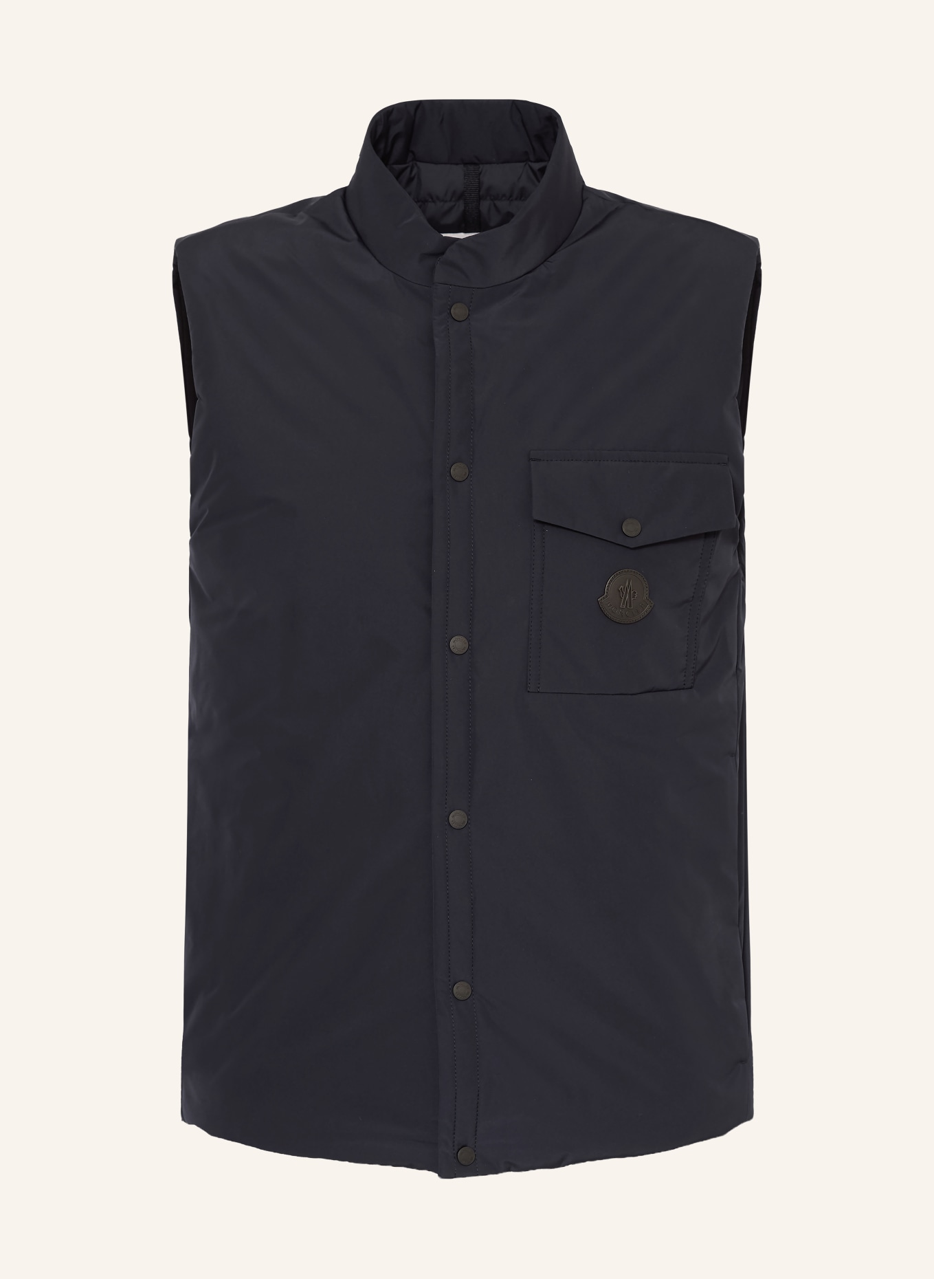 MONCLER Daunenweste SAHEL: DUNKELBLAU