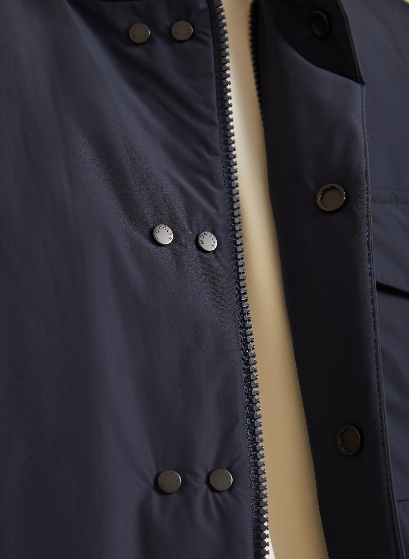 MONCLER Daunenweste SAHEL: DUNKELBLAU