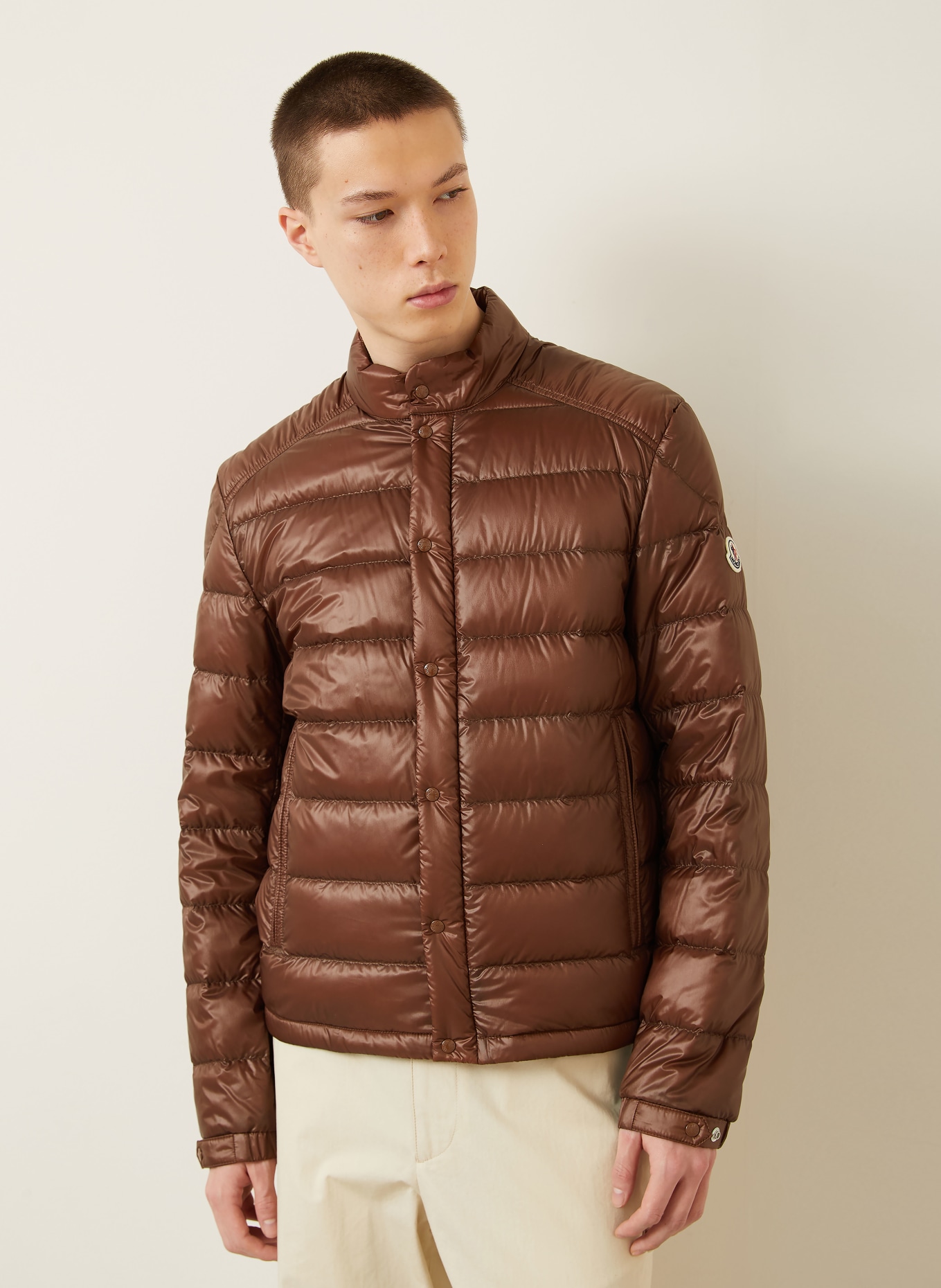 MONCLER Lightweight-Daunenjacke SELVES: BRAUN