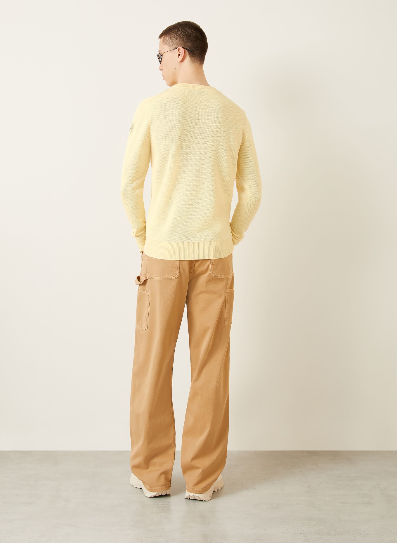 MONCLER Pullover: HELLGELB