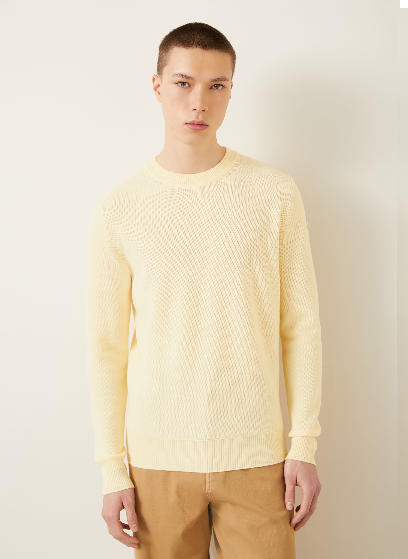 MONCLER Pullover: HELLGELB