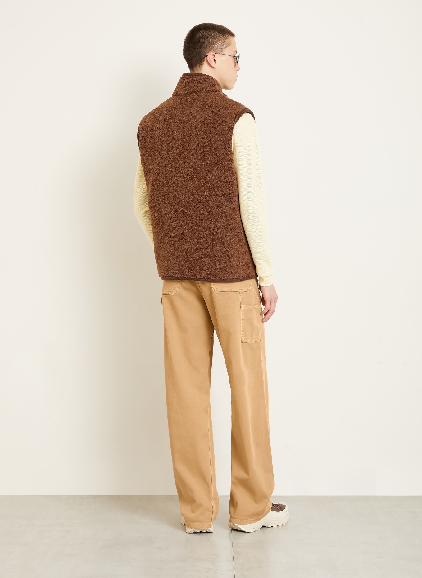 MONCLER Hose Regular Fit: HELLBRAUN