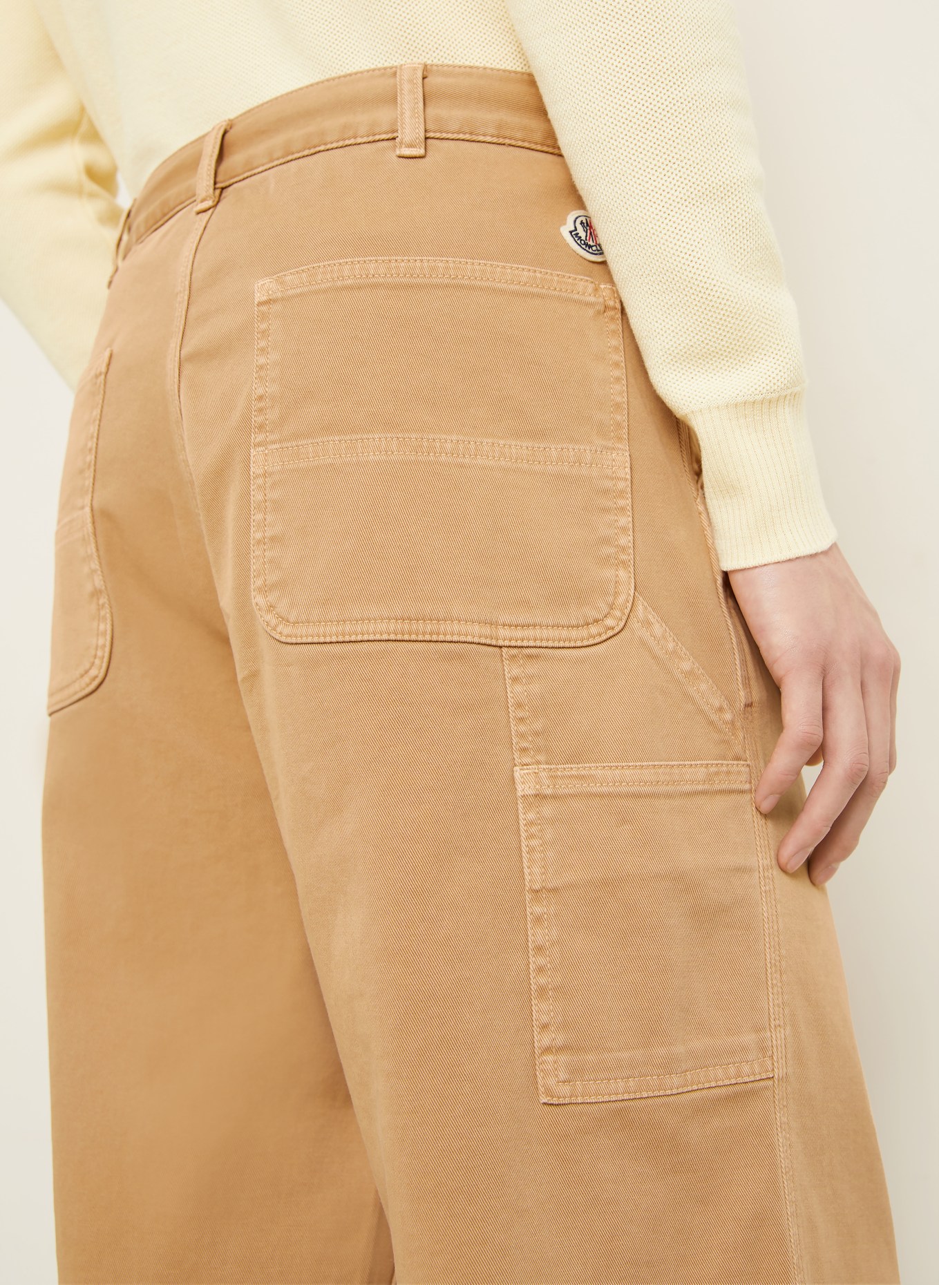 MONCLER Hose Regular Fit: HELLBRAUN