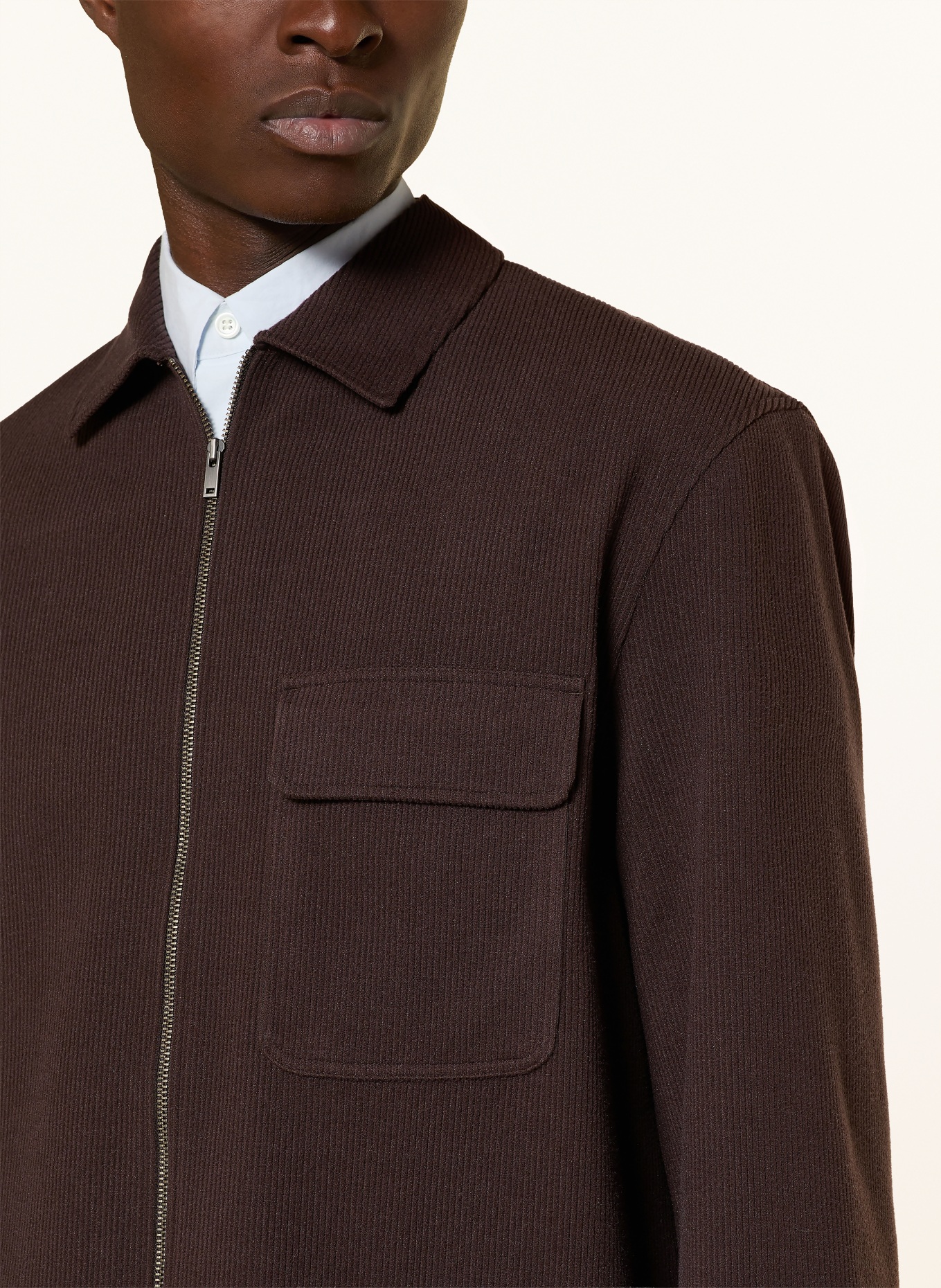 COS Cord-Overjacket: DUNKELBRAUN