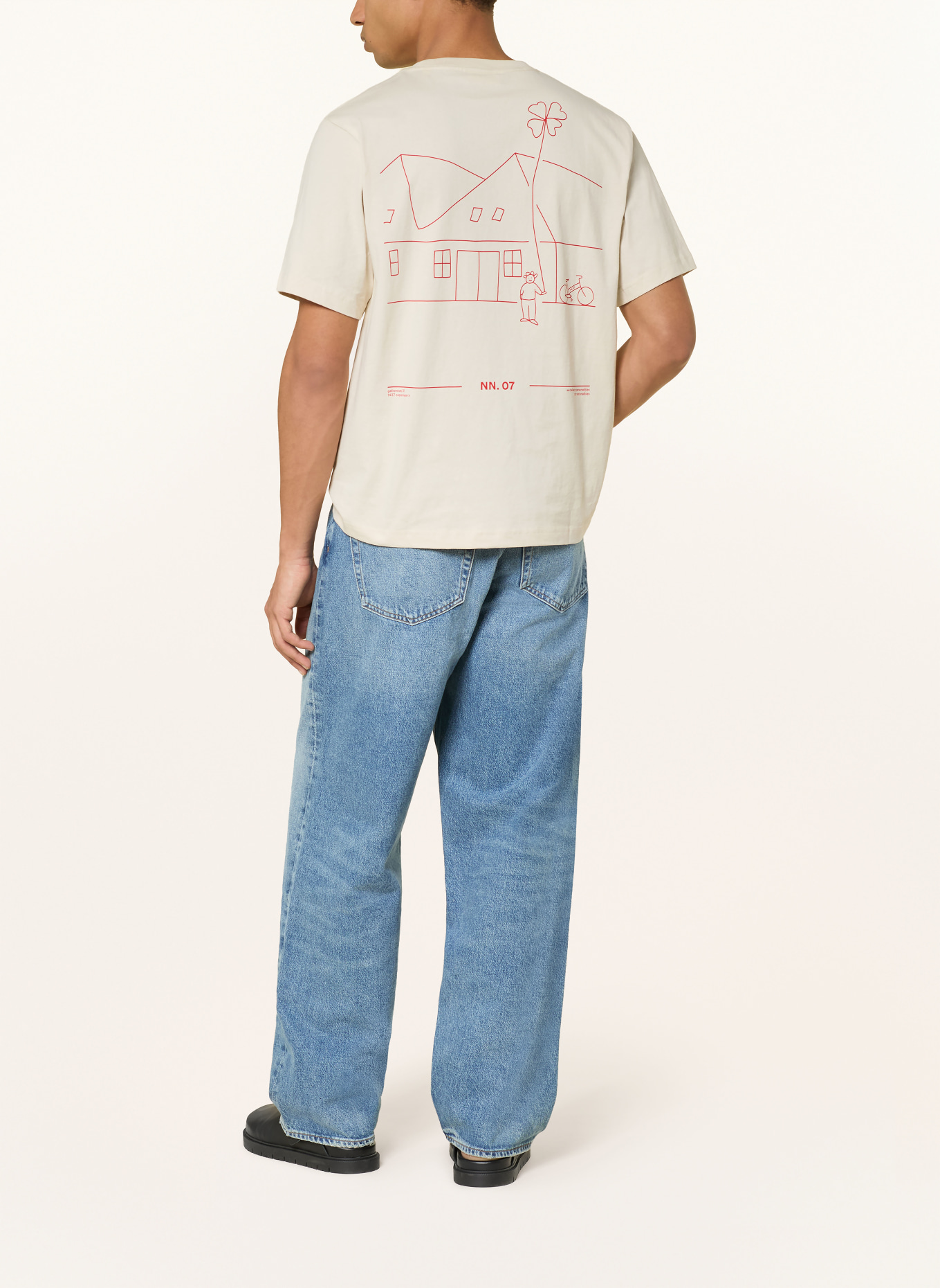 NN.07 T-shirt JETT SS: BEIGE