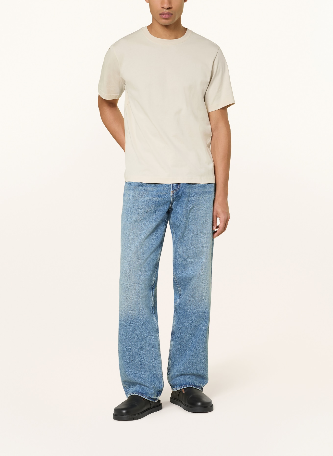 NN.07 T-shirt JETT SS: BEIGE