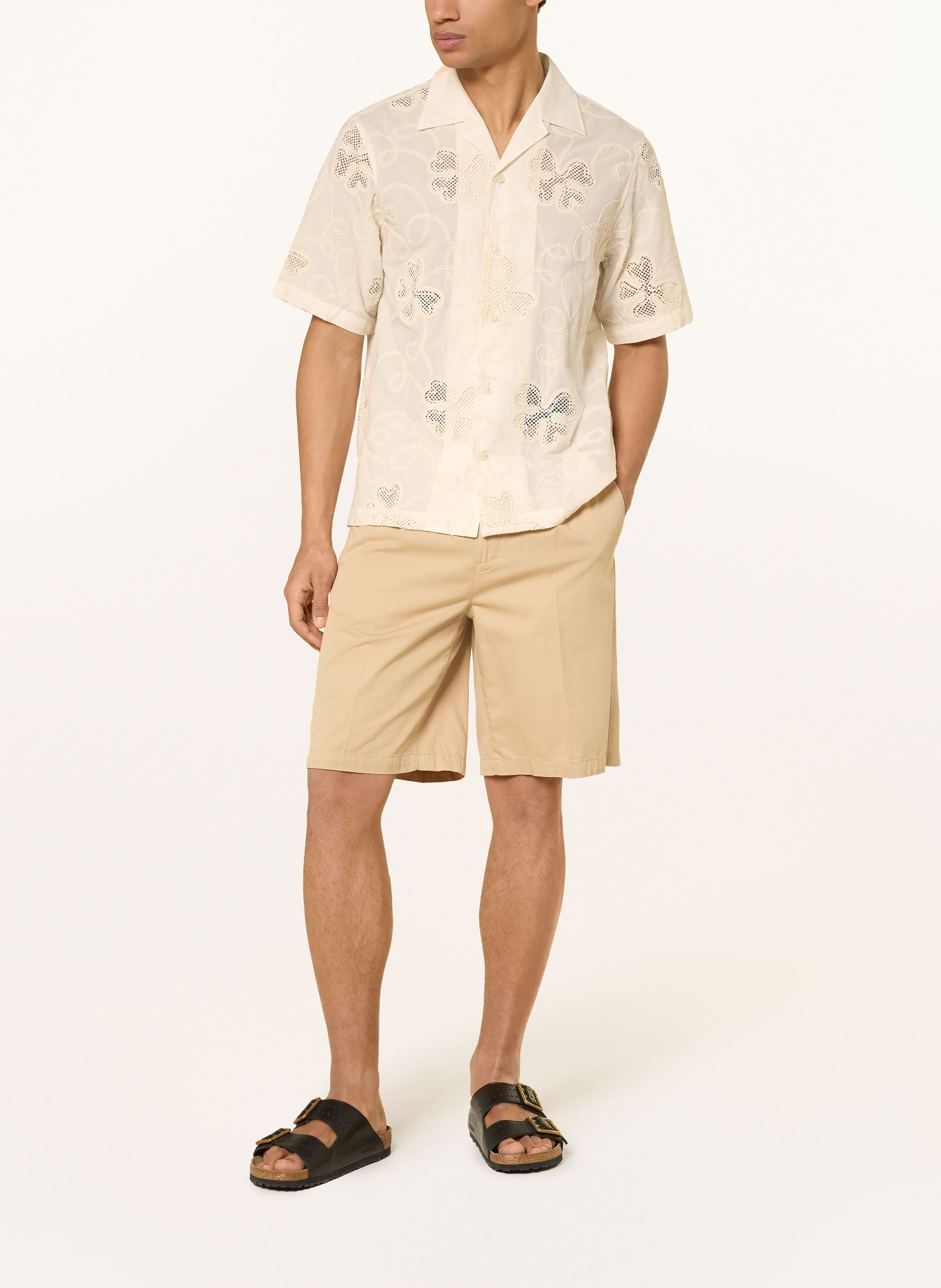 NN.07 Resorthemd BEN Relaxed Fit: BEIGE