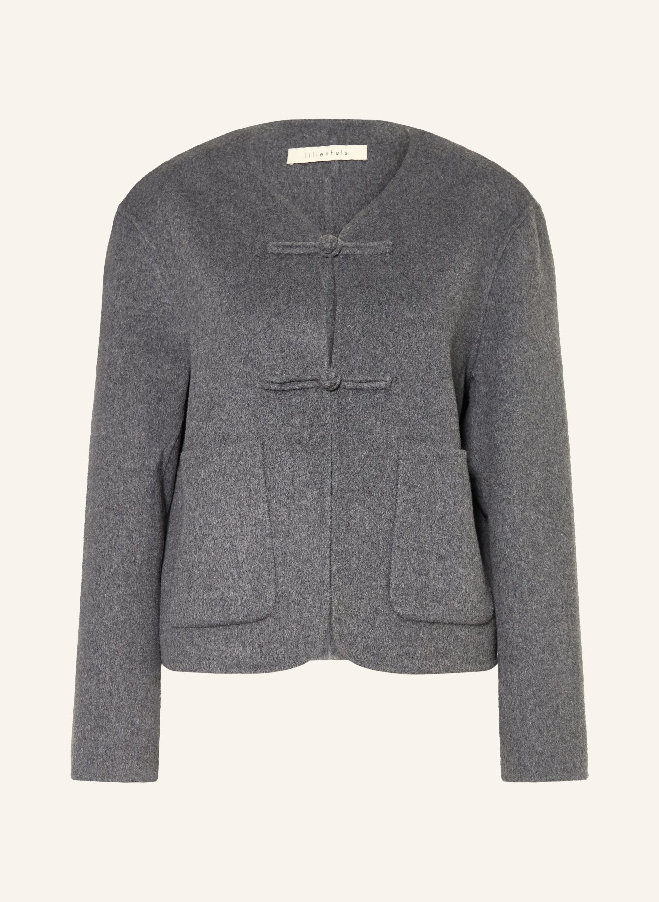 lilienfels Kastenjacke: DUNKELGRAU