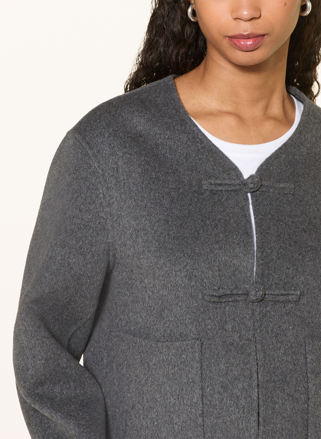 lilienfels Kastenjacke: DUNKELGRAU