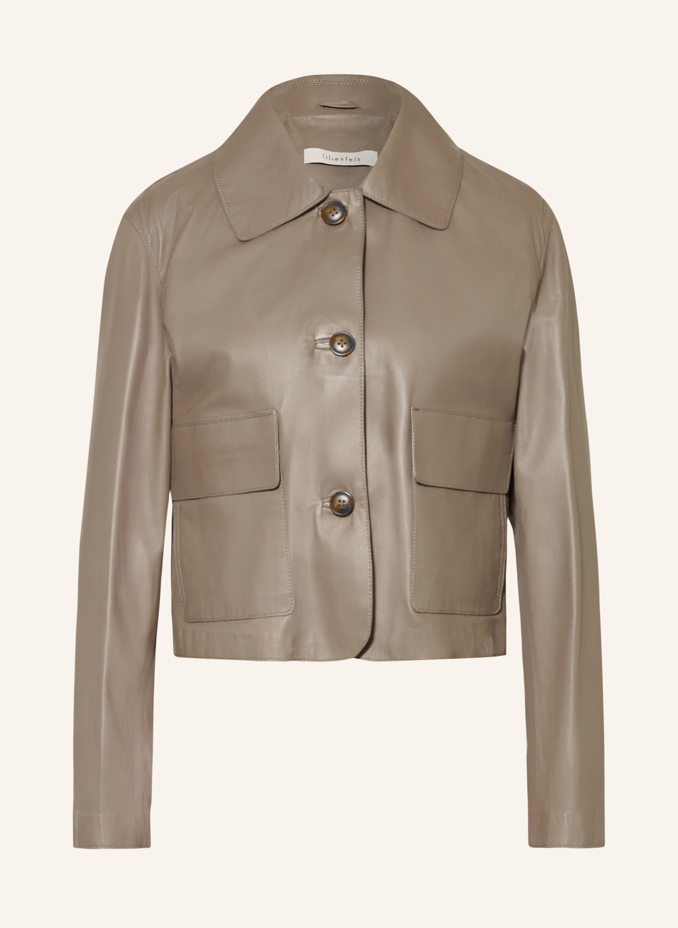 lilienfels Lederjacke: TAUPE