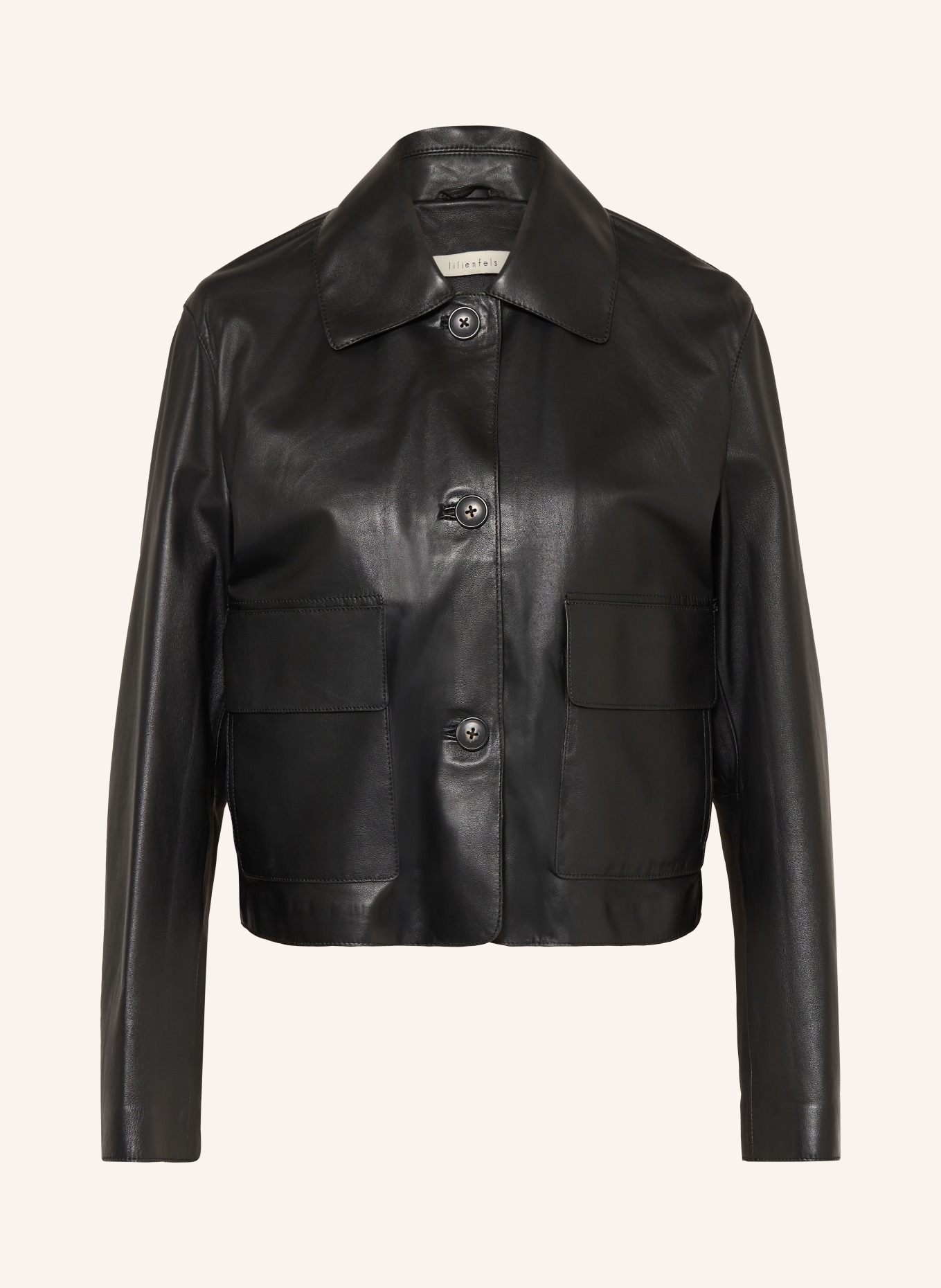 lilienfels Lederjacke: SCHWARZ