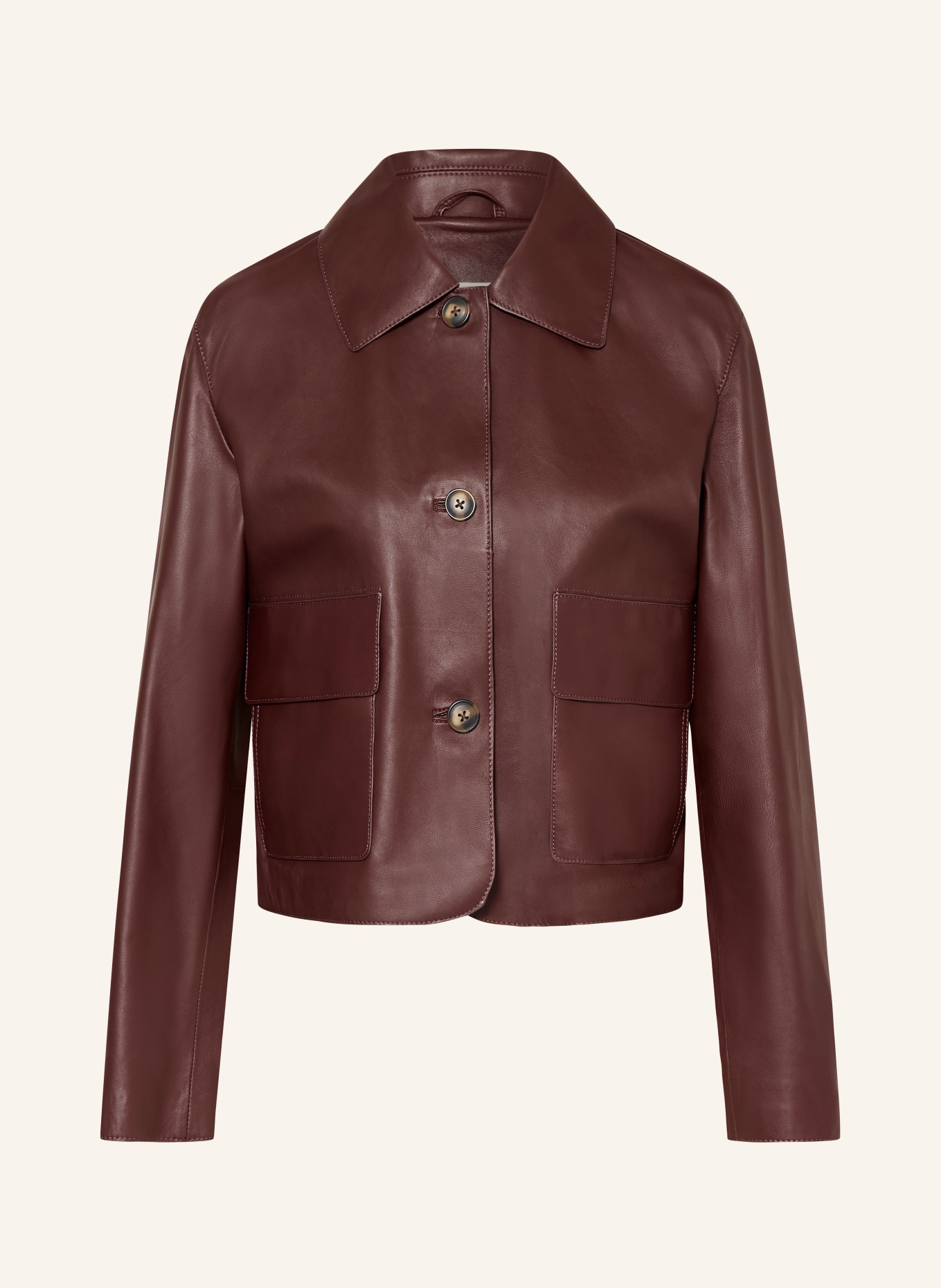 lilienfels Lederjacke: DUNKELROT