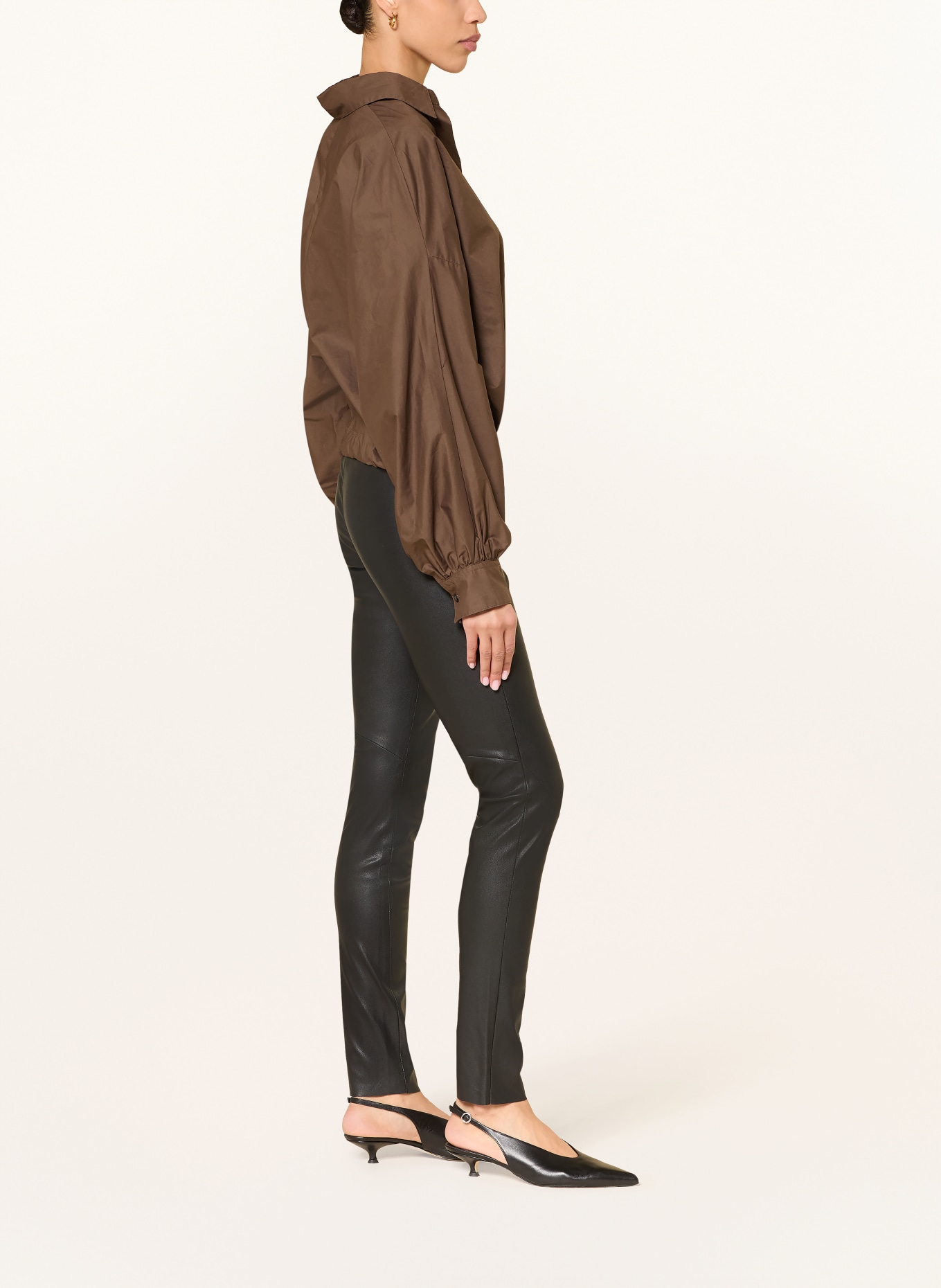 lilienfels leather pants: BLACK