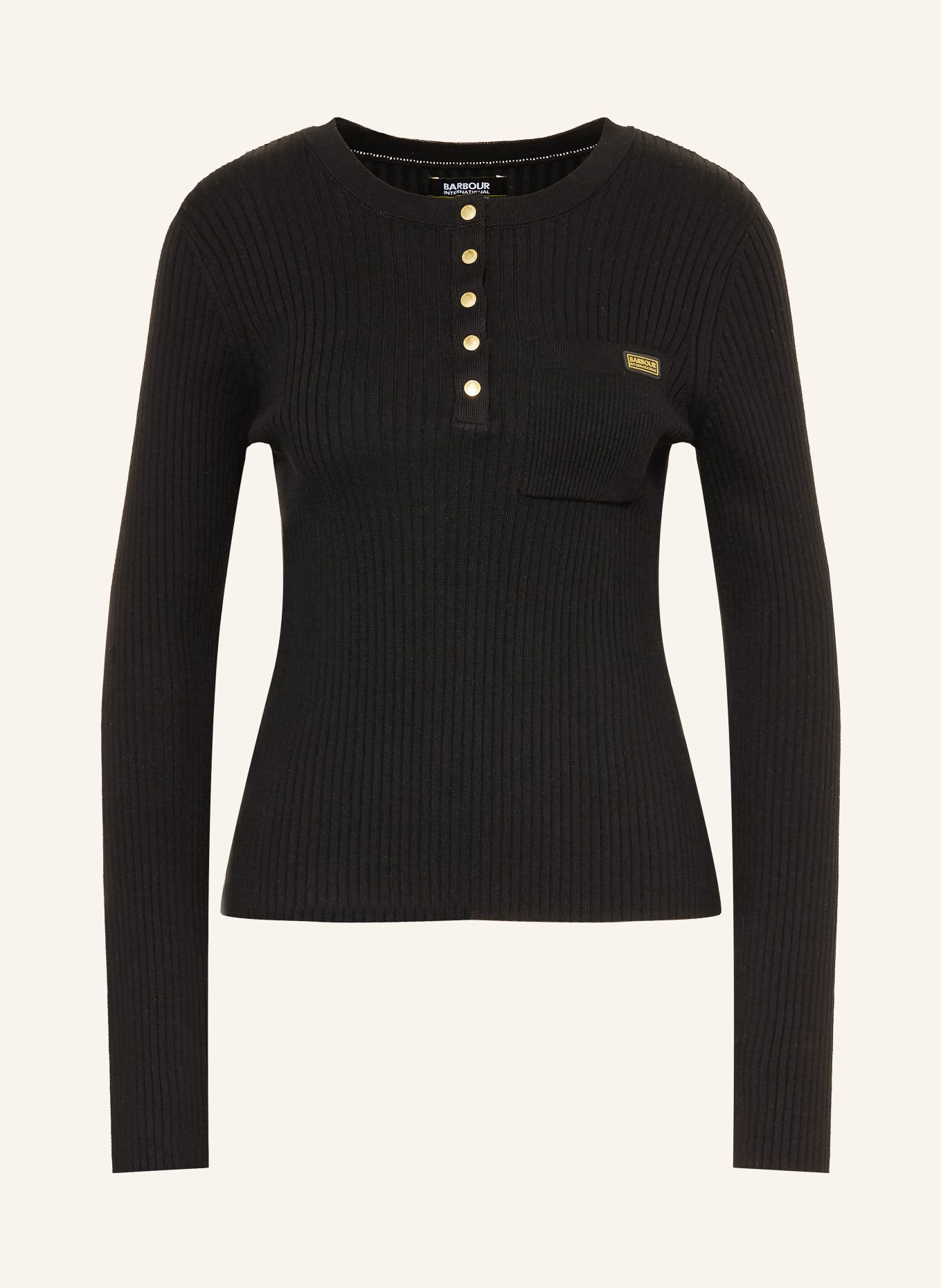 BARBOUR INTERNATIONAL Tröja KYLA: SVART