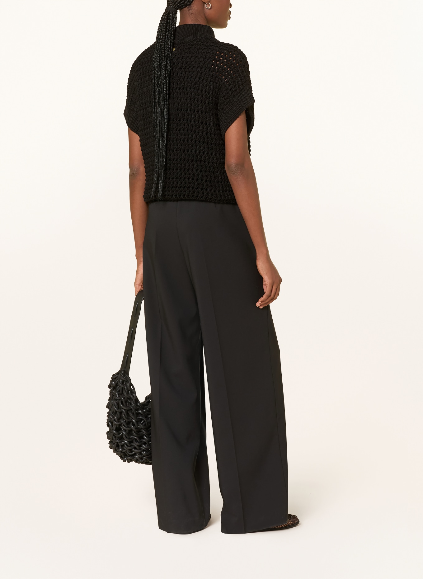 BARBOUR INTERNATIONAL Strickshirt NIAMH: SCHWARZ