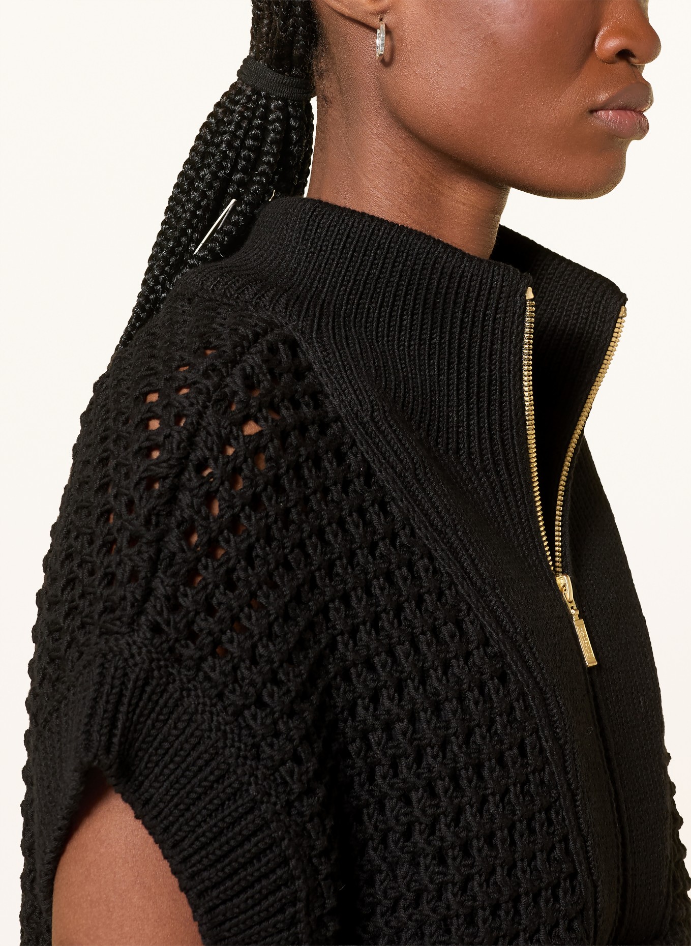 BARBOUR INTERNATIONAL Strickshirt NIAMH: SCHWARZ