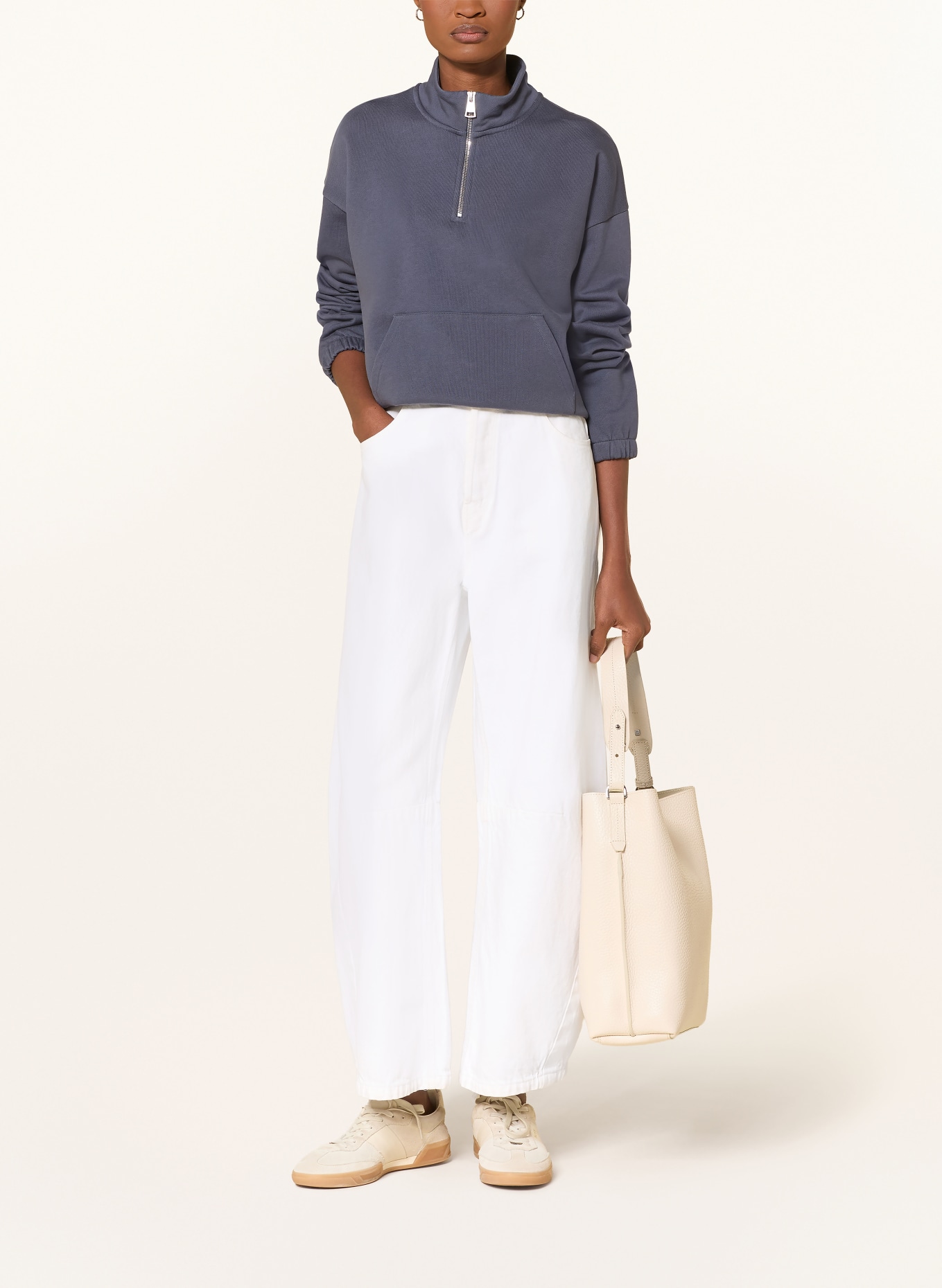 BARBOUR INTERNATIONAL Sweatshirt NOVA: BLÅ