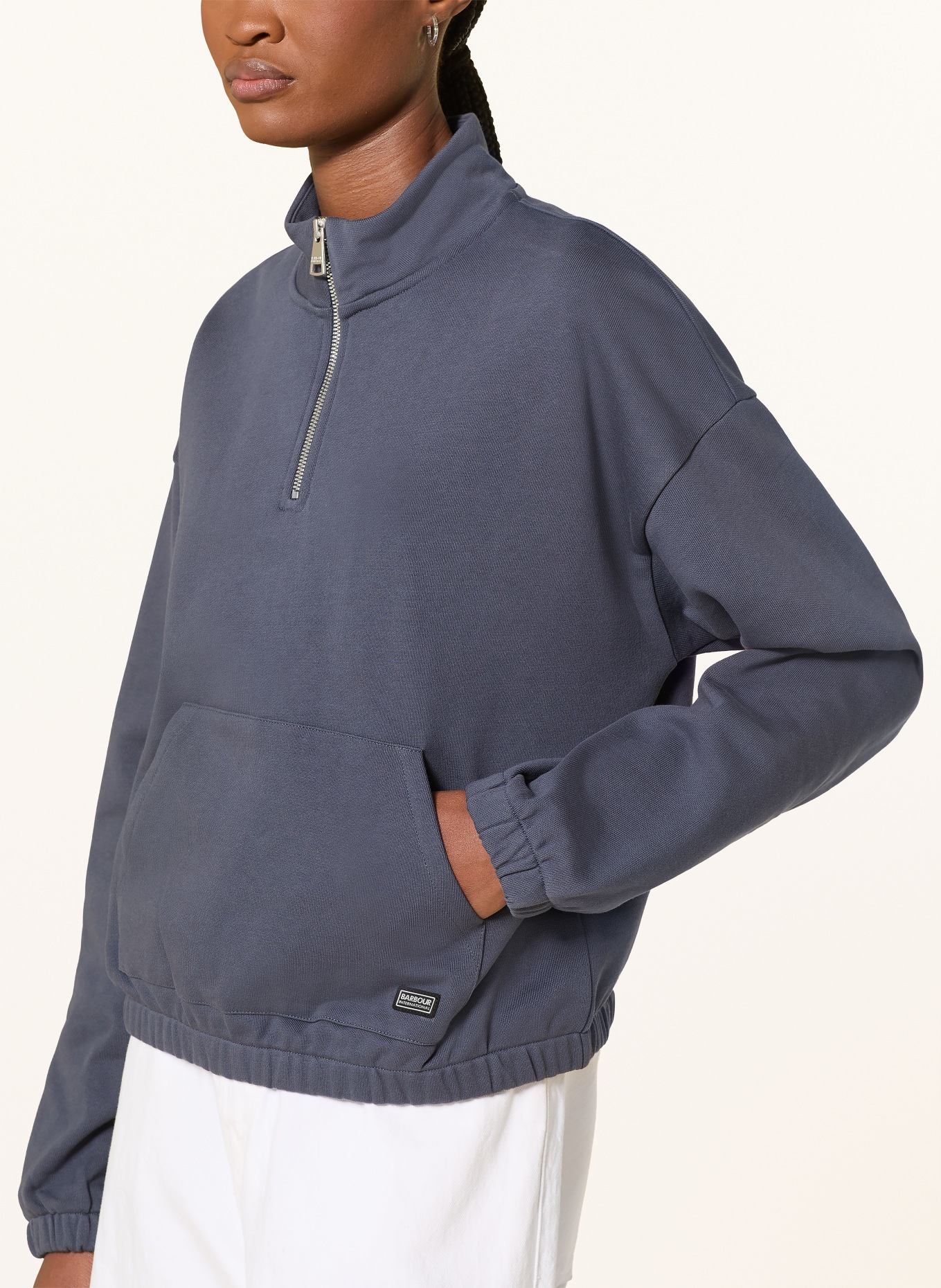 BARBOUR INTERNATIONAL Sweatshirt NOVA: BLÅ